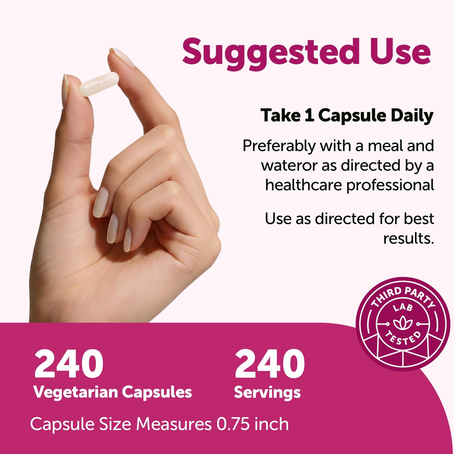 Micro Ingredients Iron Bisglycinate Supplement for Women & Men Capsule 240