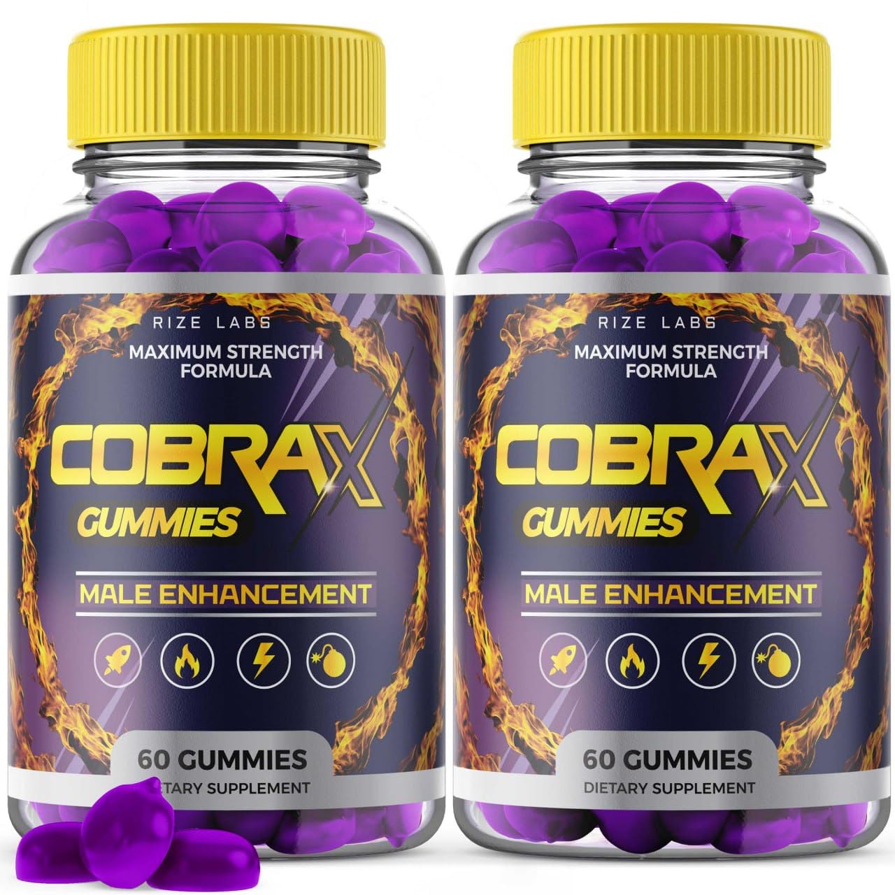 Rize Labs CobraX Gummies, 120 Gummies
