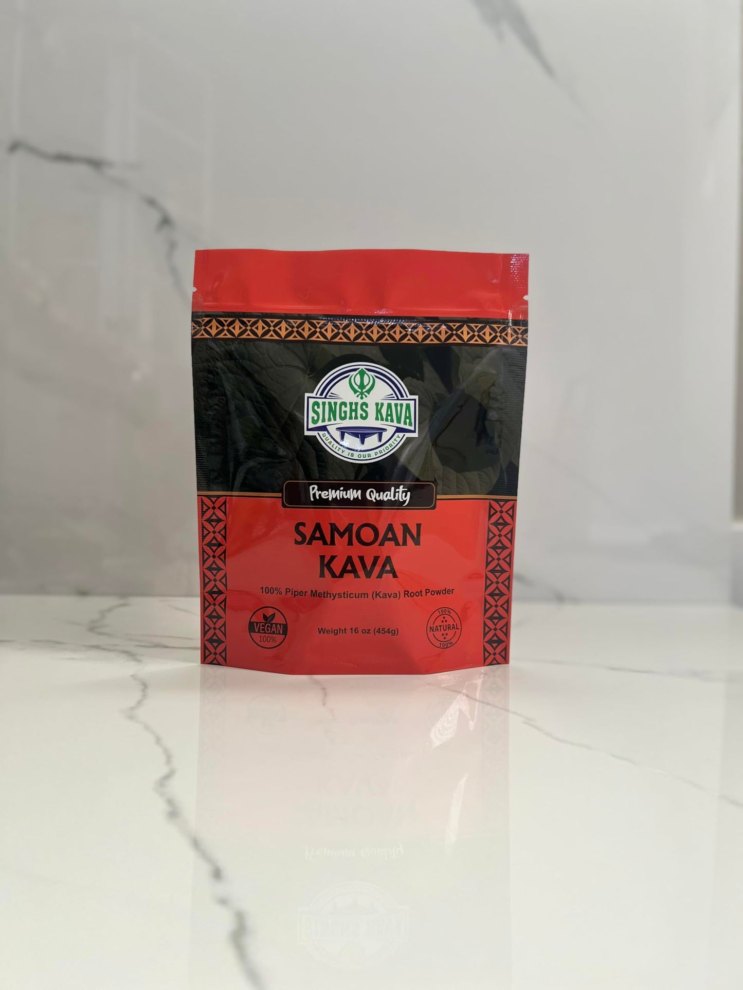 SINGHS Noble Kava Roots Samoan Powder, 16 Ounce