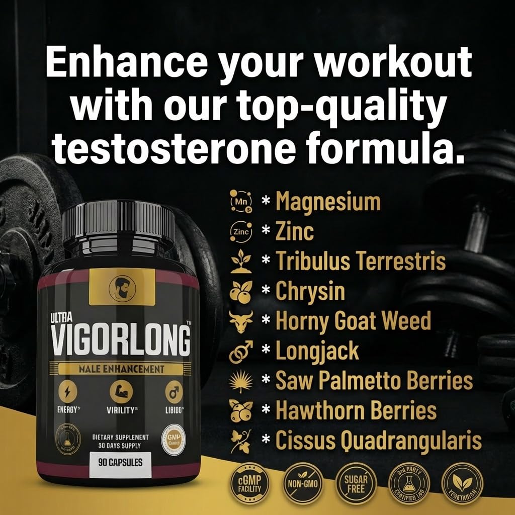 Zonata Ultra VigorLong for Men Capsules, 270 Count