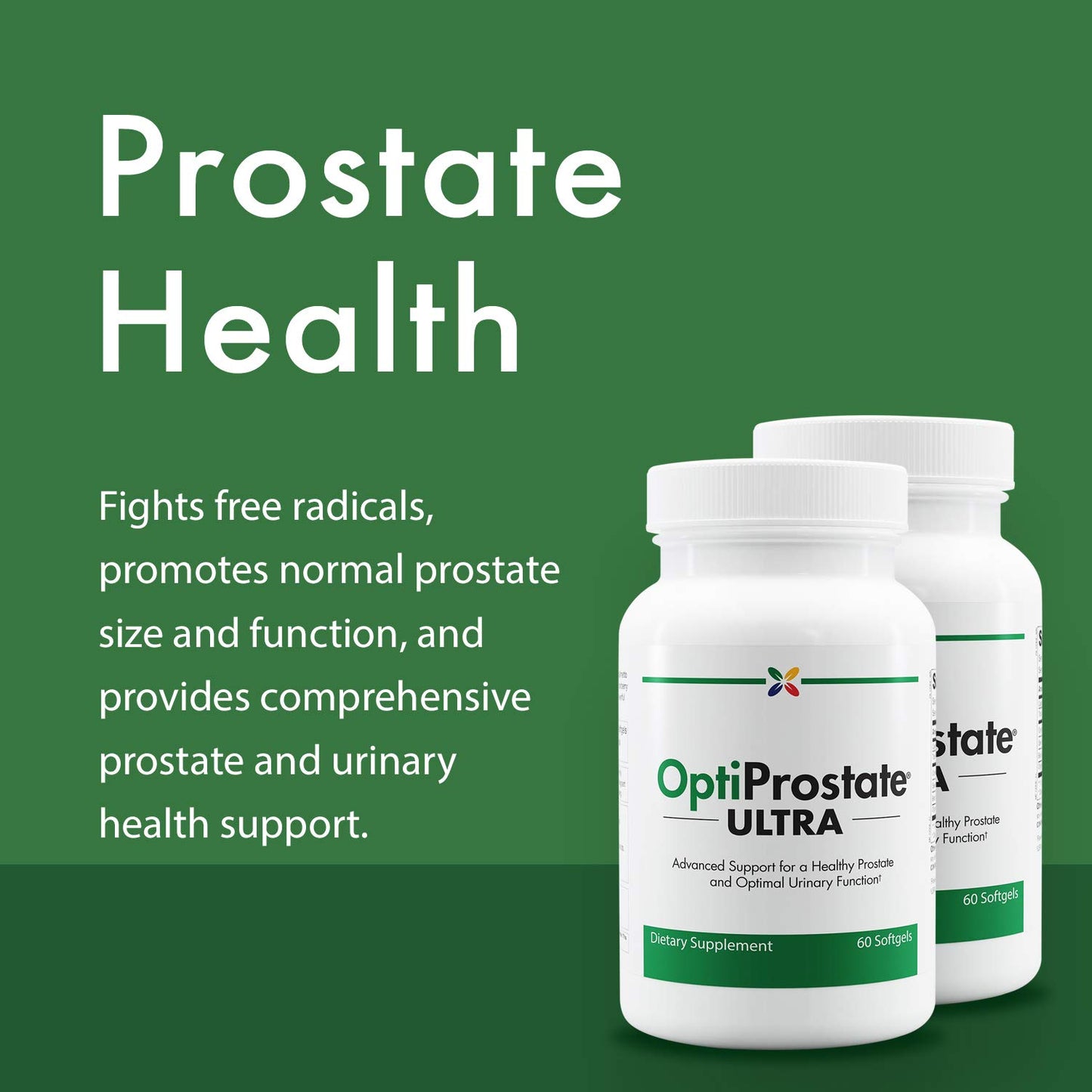 Stop Aging Now OptiProstate Ultra Saw Palmetto & Beta Sitosterol Powder 60 Count