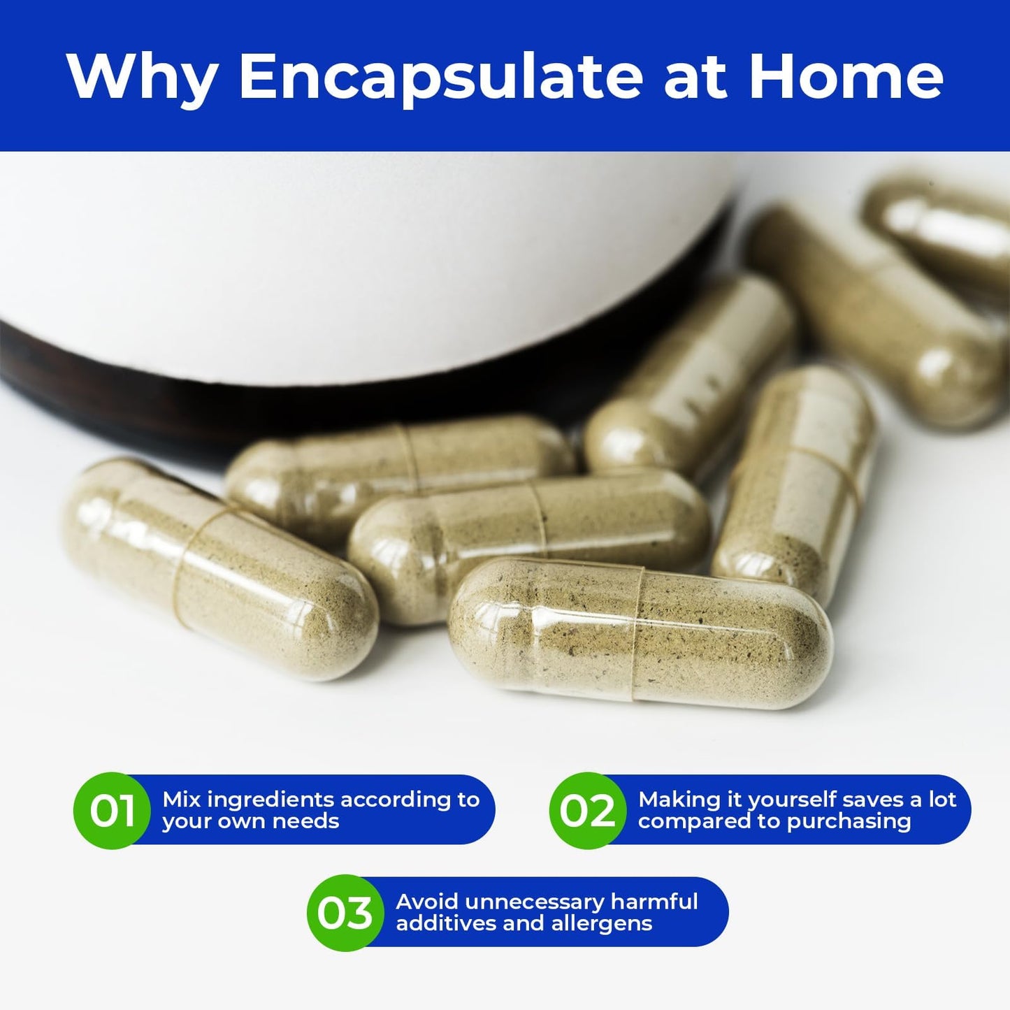 ATLEMISME Empty Vegan Capsules Size 0 Capsule, 500 Count