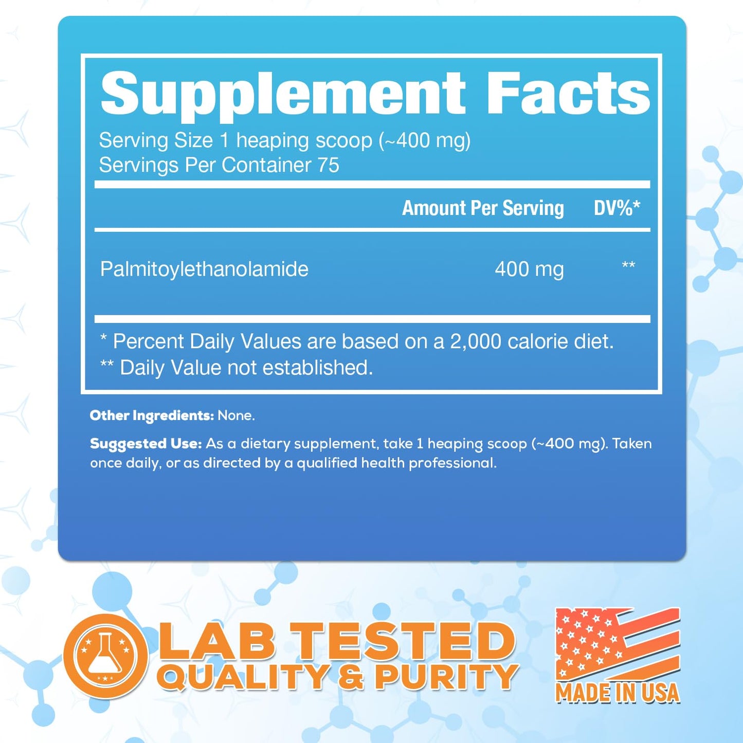 HARVEST NATURALS Palmitoylethanolamide Powder 1.05 Ounce
