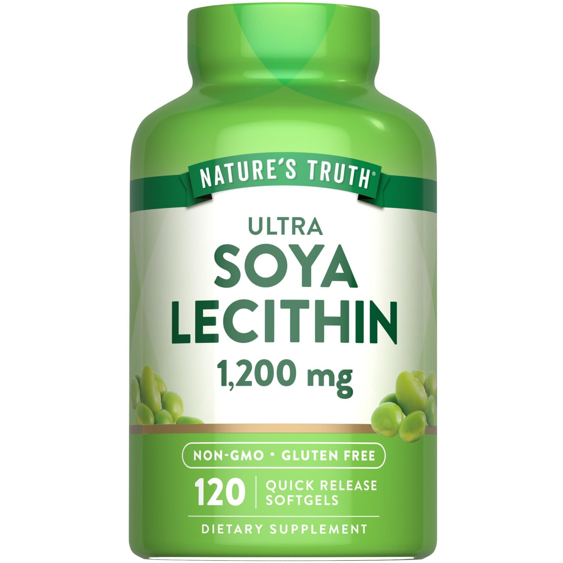 Nature's Truth Ultra Soy Lecithin 1200 mg Softgels 120