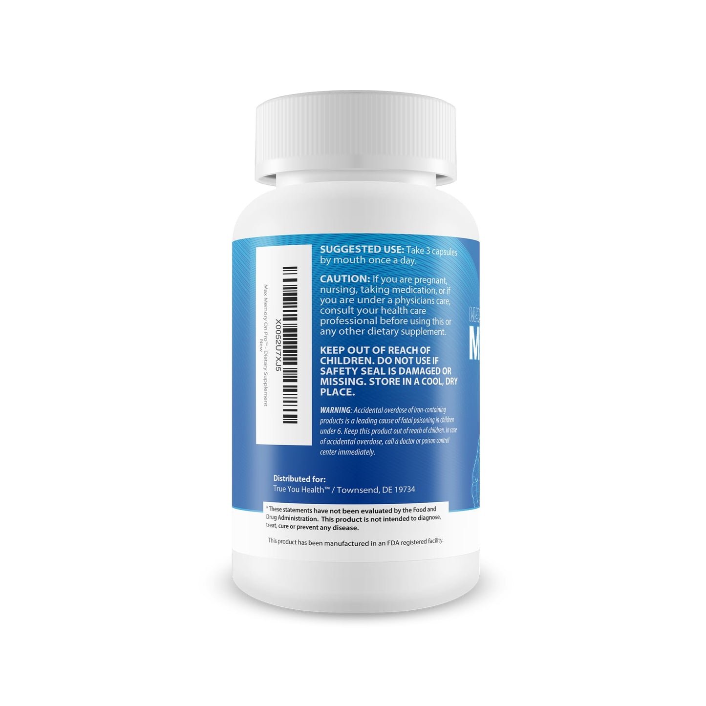 True You Health Max Memory On Pro 90 Capsules