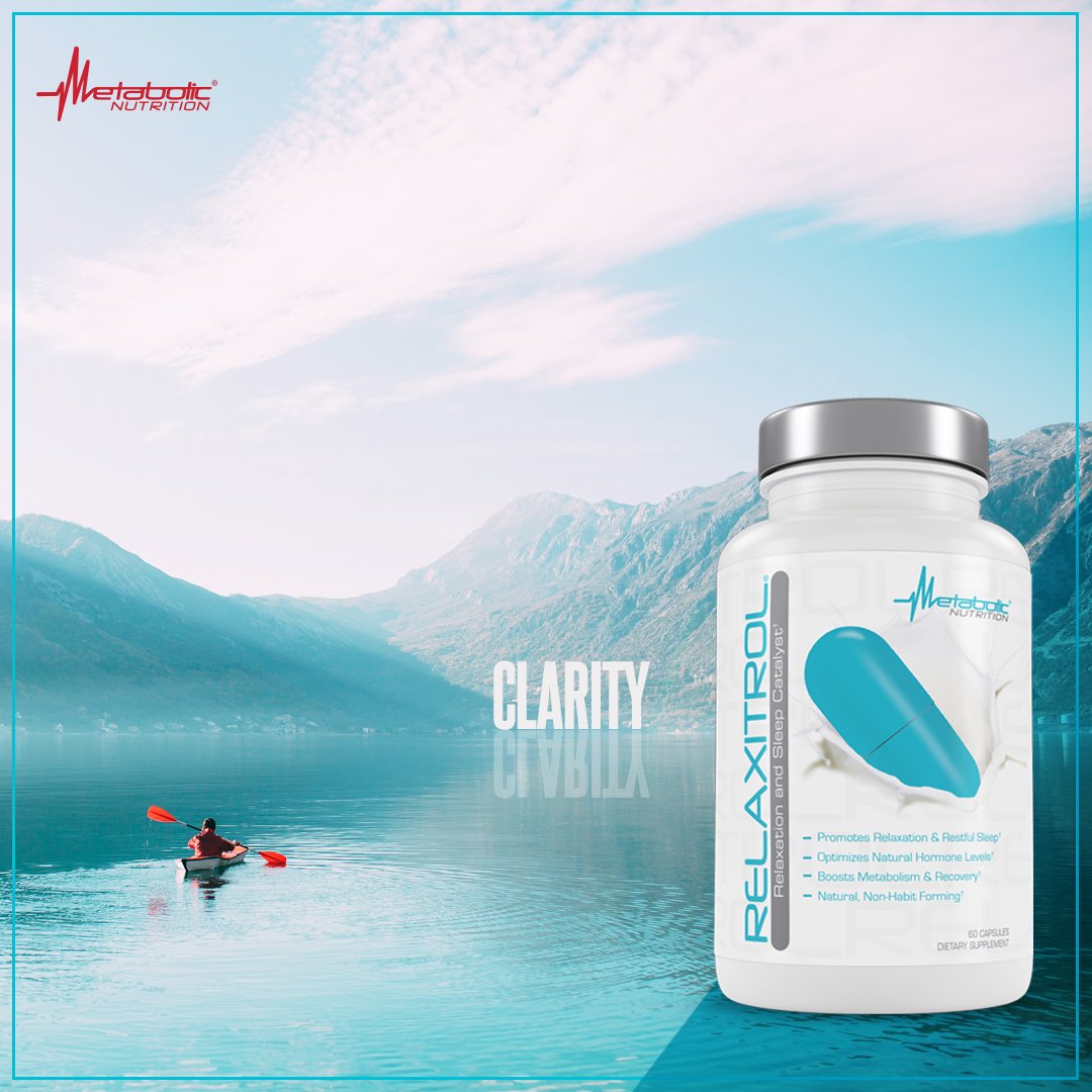 Metabolic Nutrition Relaxitrol - Relaxation and Sleep Catalyst Capsule, 60 Capsules