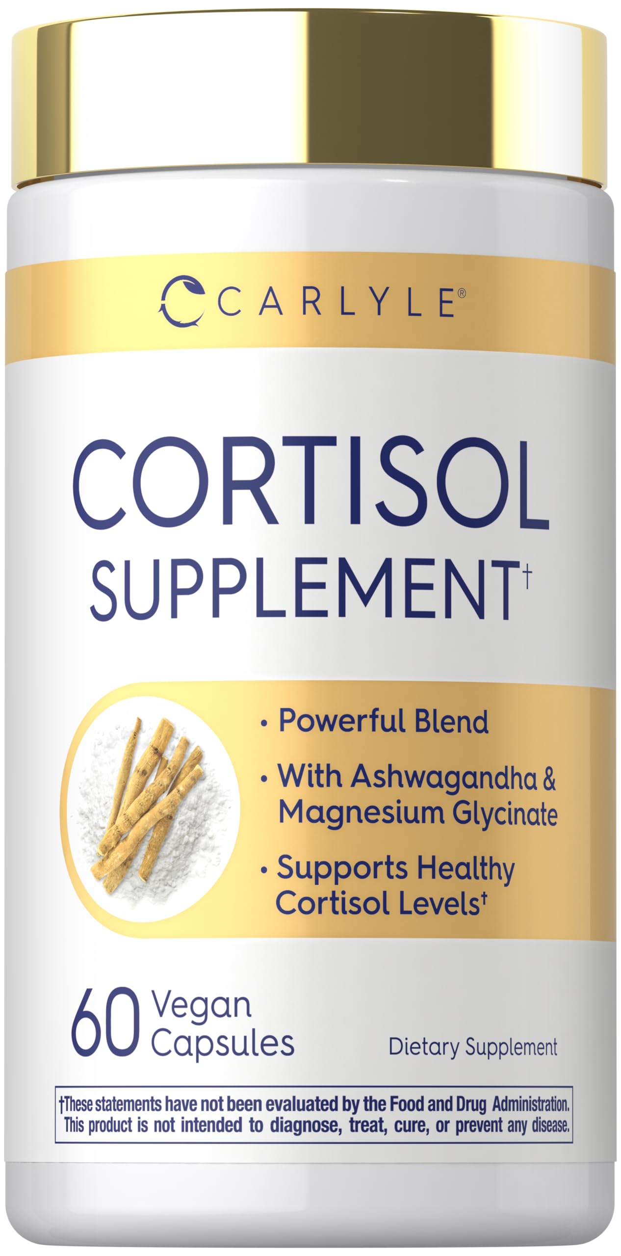 Carlyle Cortisol Supplement Capsules 60 Count