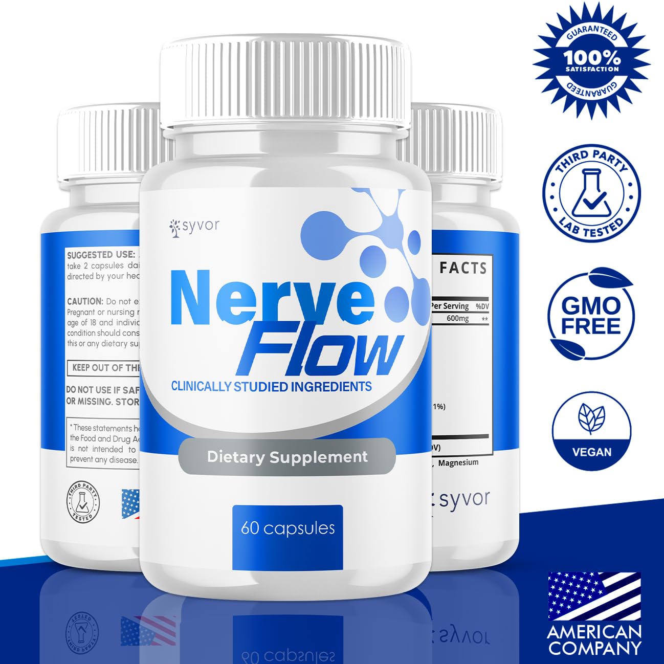 Syvor Nerve Flow Capsules, 180 Capsules