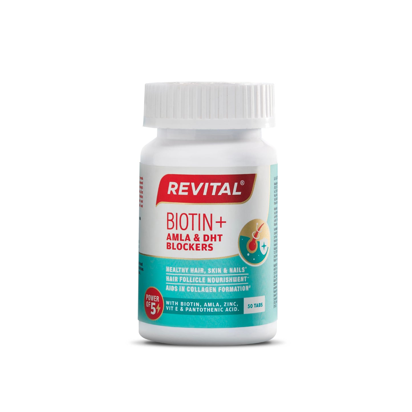 Revital Biotin+ with Amla and DHT Blockers for Hair Growth Capsule, 1 Count