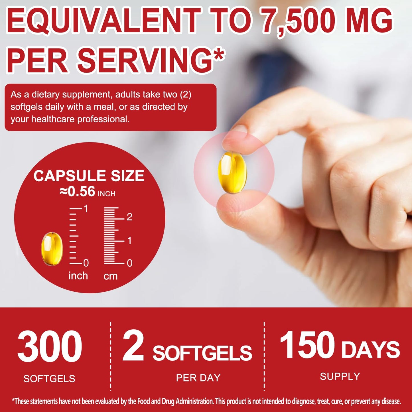 ZUZOKKAHA Aged Garlic Extract Capsule, 300 Count