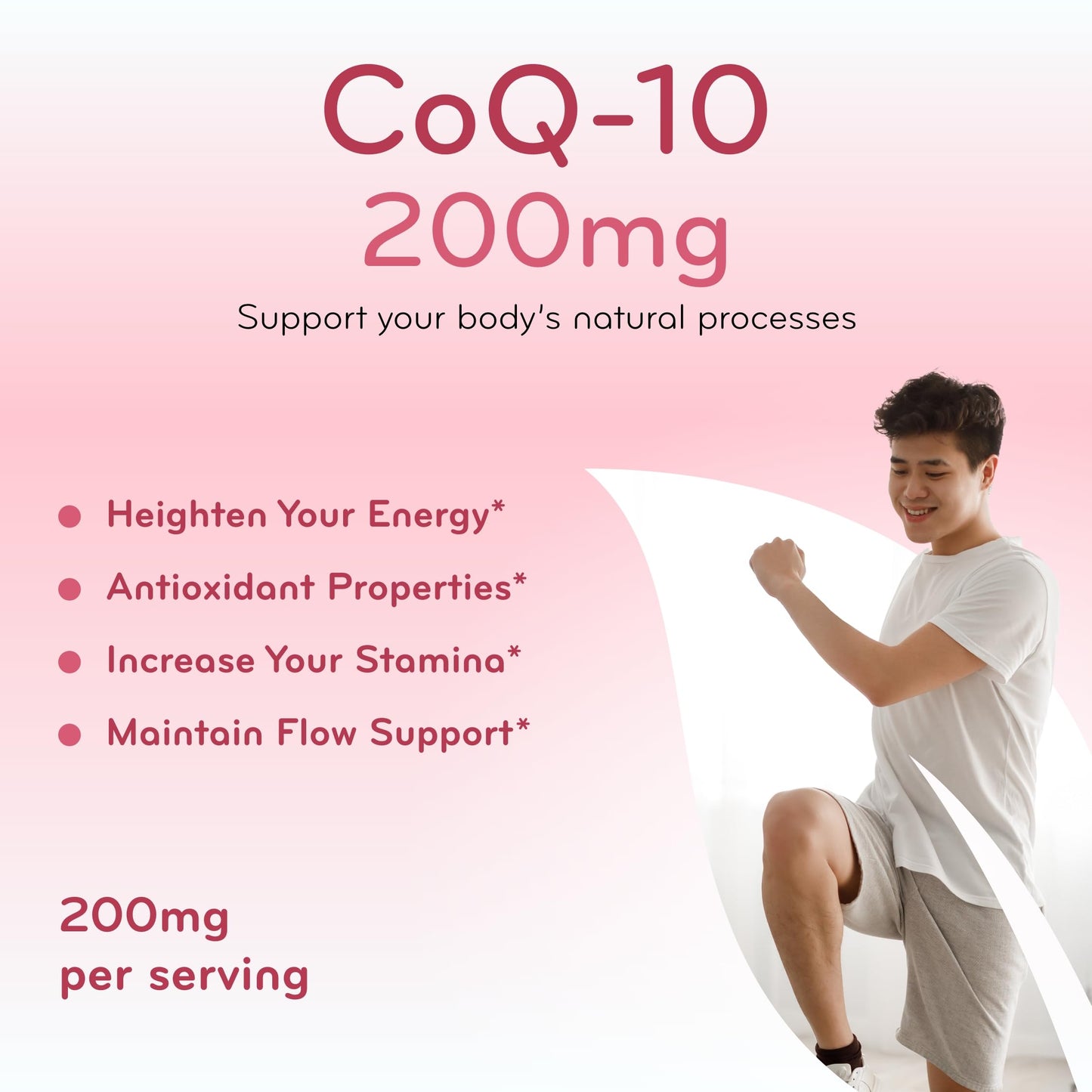 Clear Formulas CoQ10 200mg Capsule, 120 Capsules