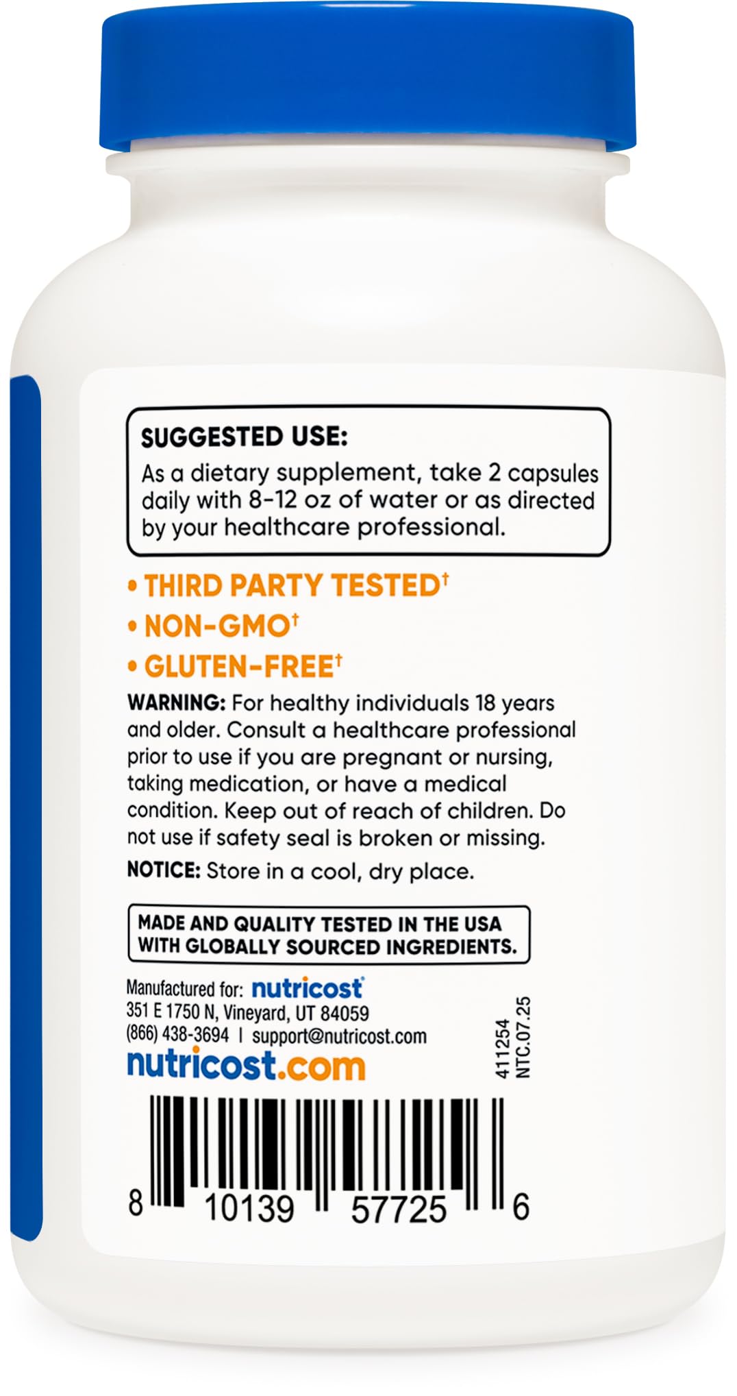 Nutricost Black Cherry Extract Capsules 240 Count