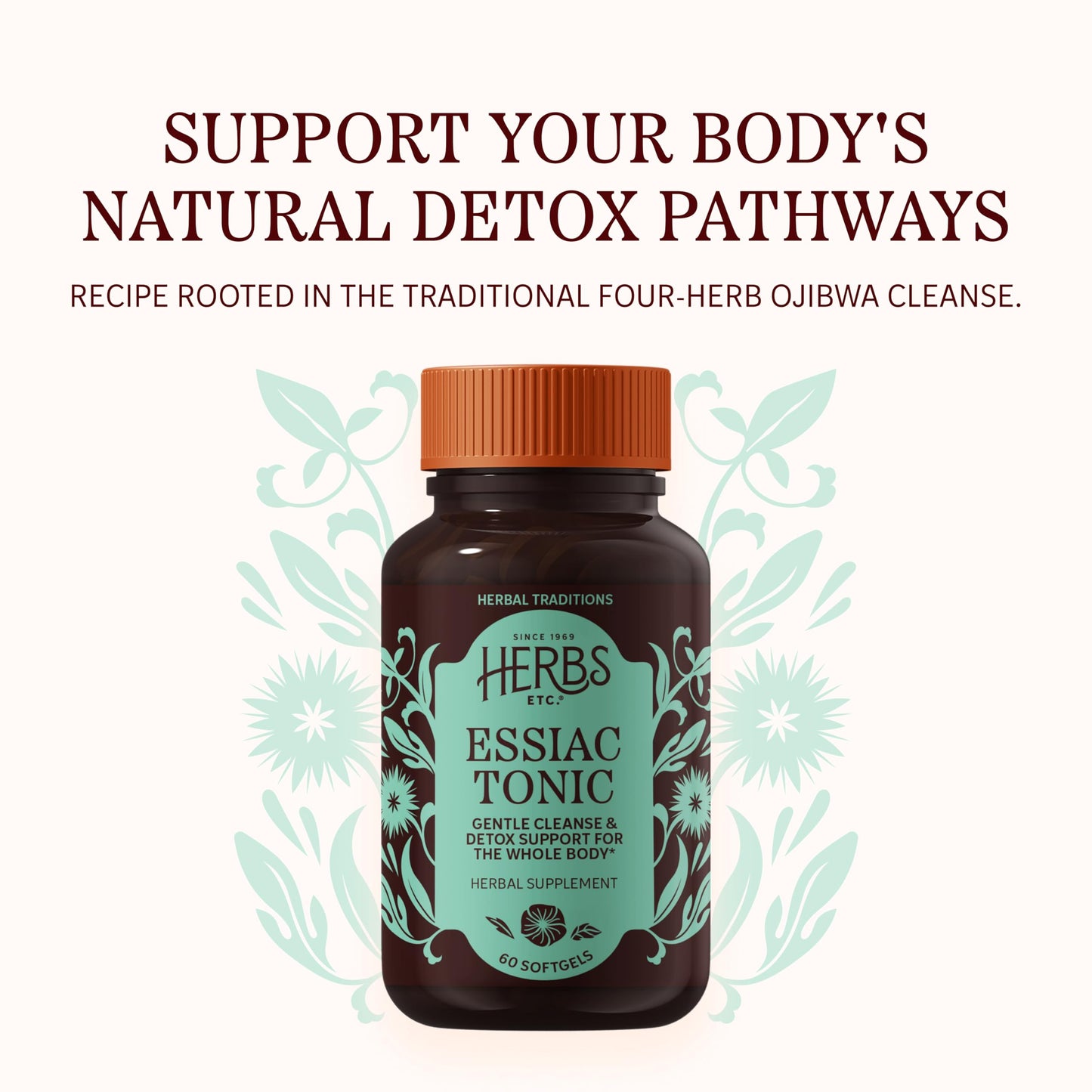 Herbs Etc. Essiac Tonic Softgels 60 Count