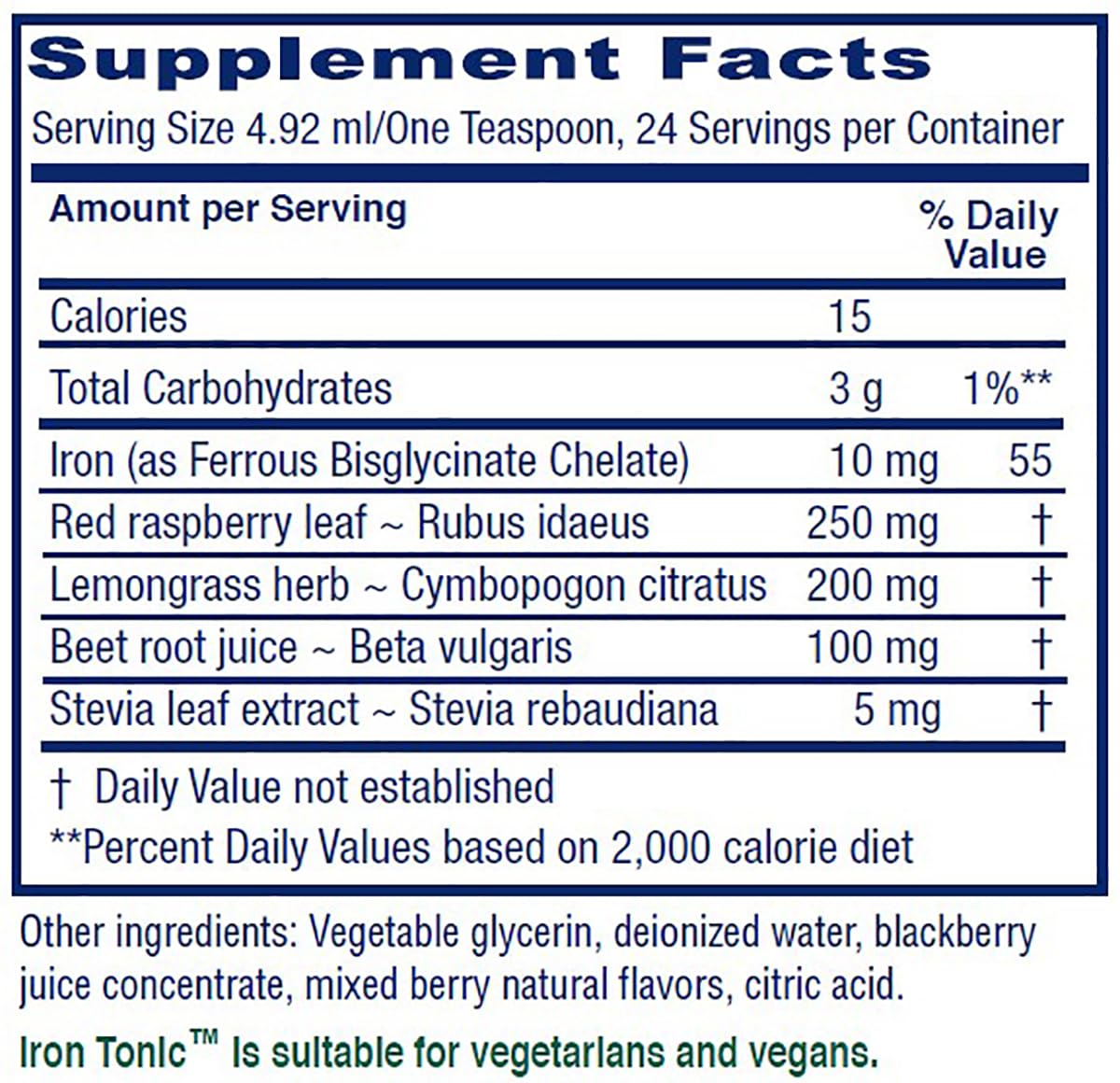 Vitanica Iron Tonic Capsule 4 Capsules