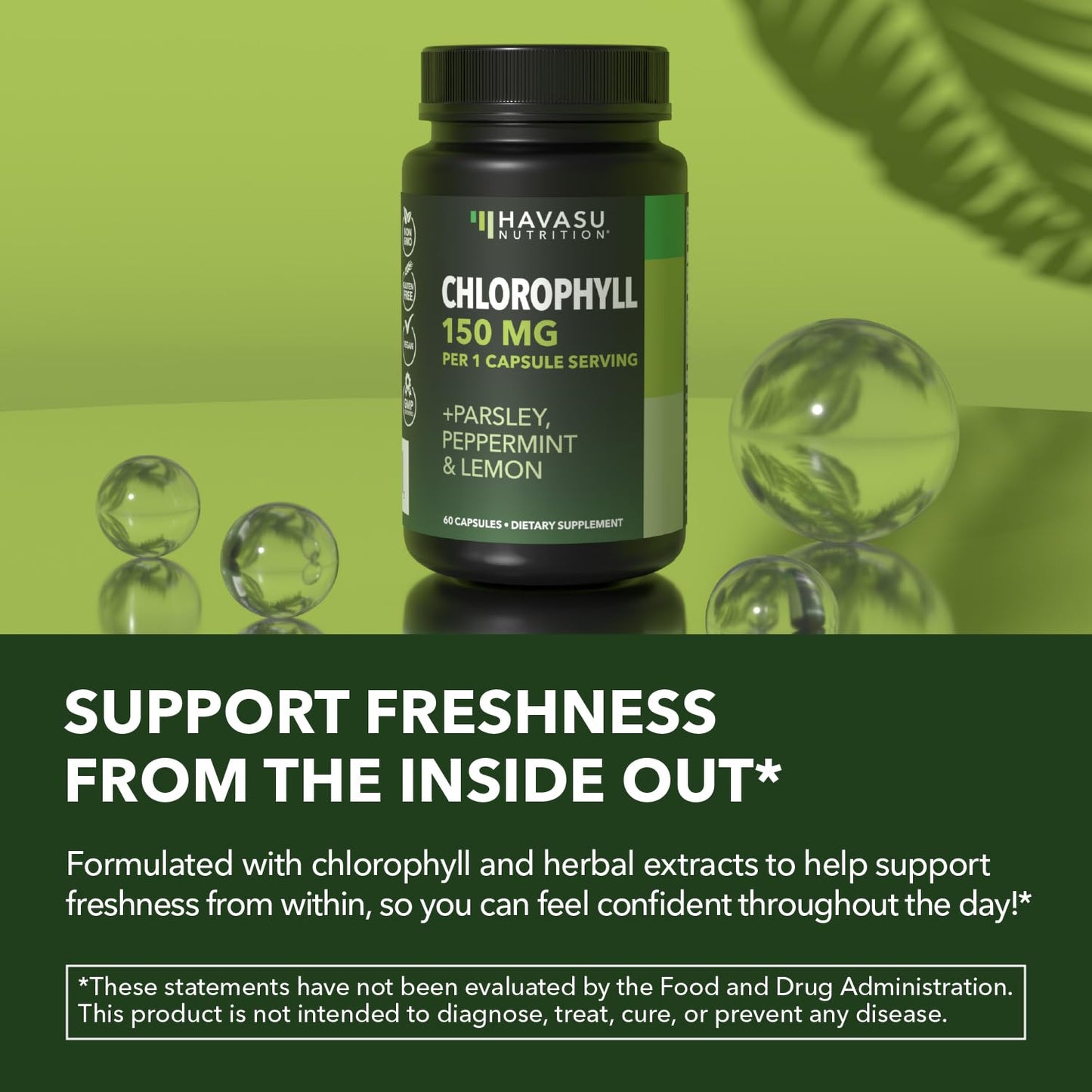 HAVASU NUTRITION Chlorophyll Capsule 60 Count