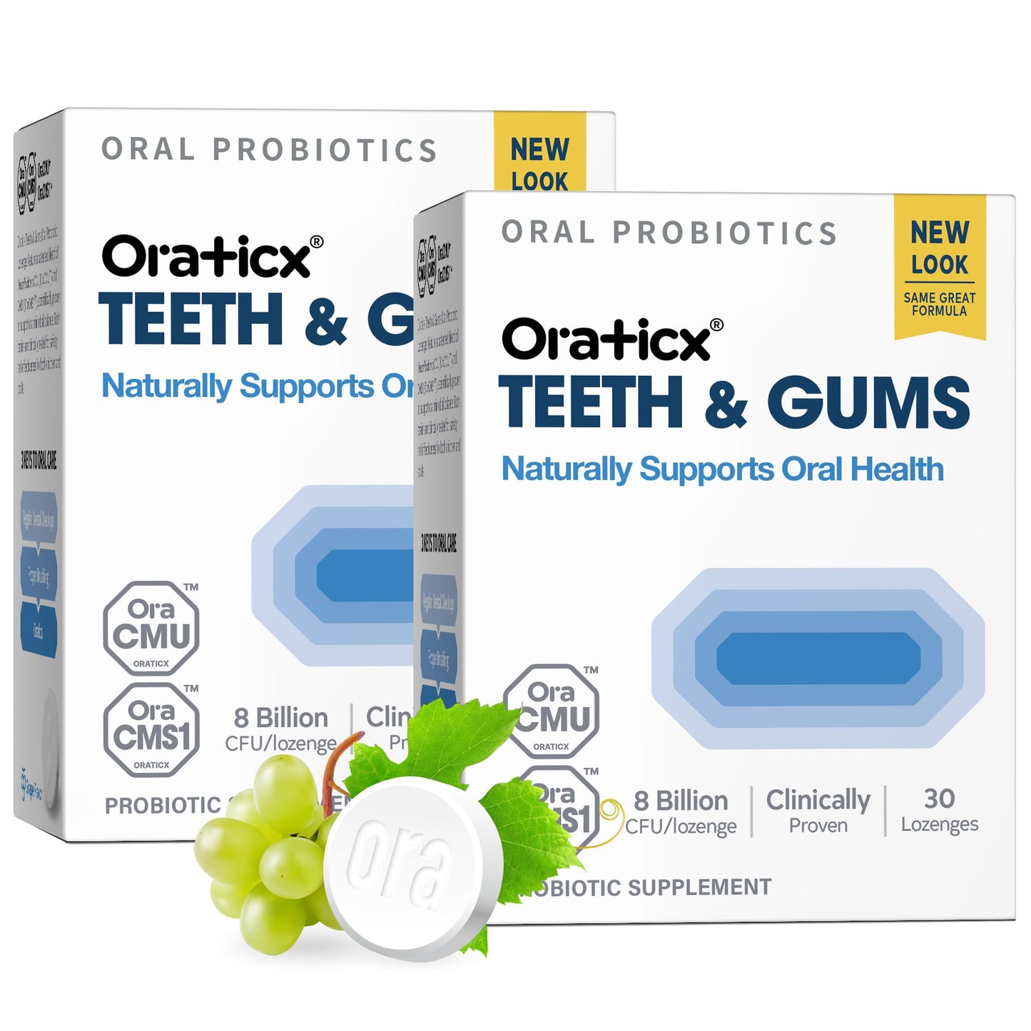 OraTicx Teeth & Gums Oral Probiotics Lozenges, 60 Count
