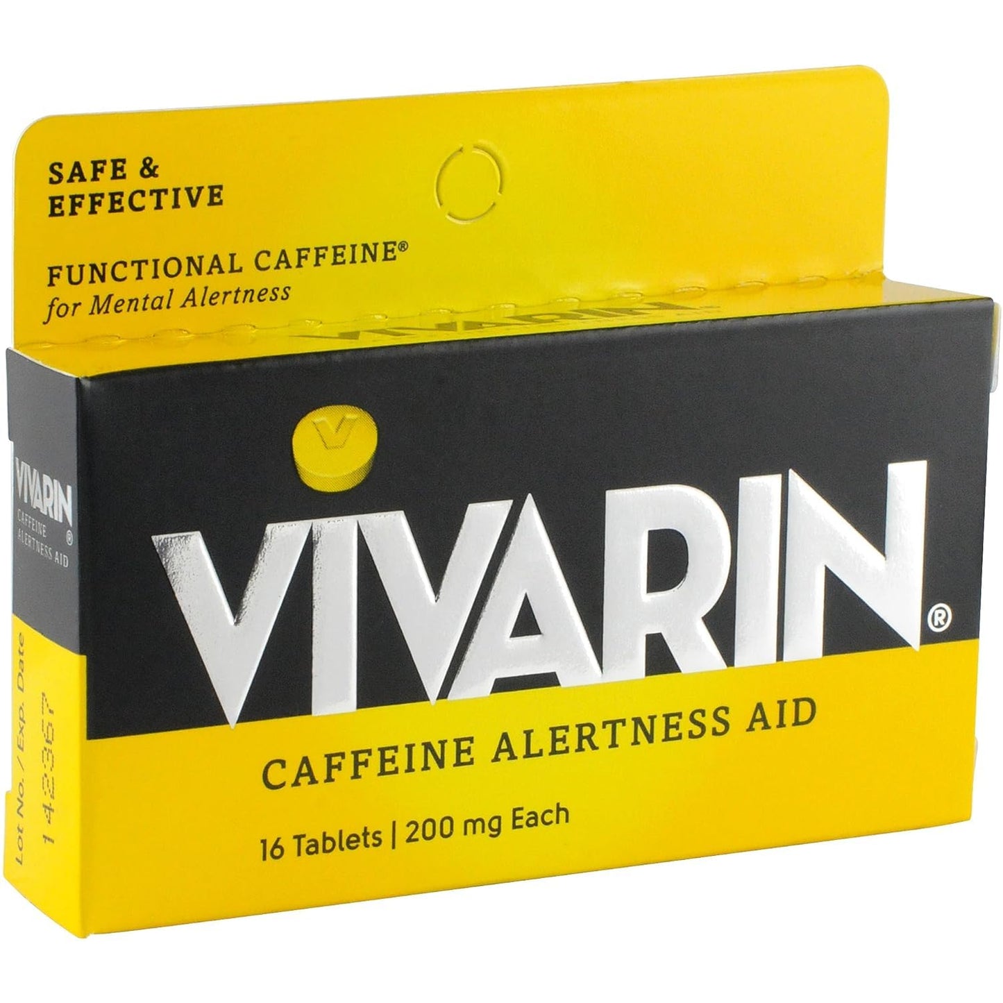 Vivarin Caffeine Tablets 200mg, 48 Tablets