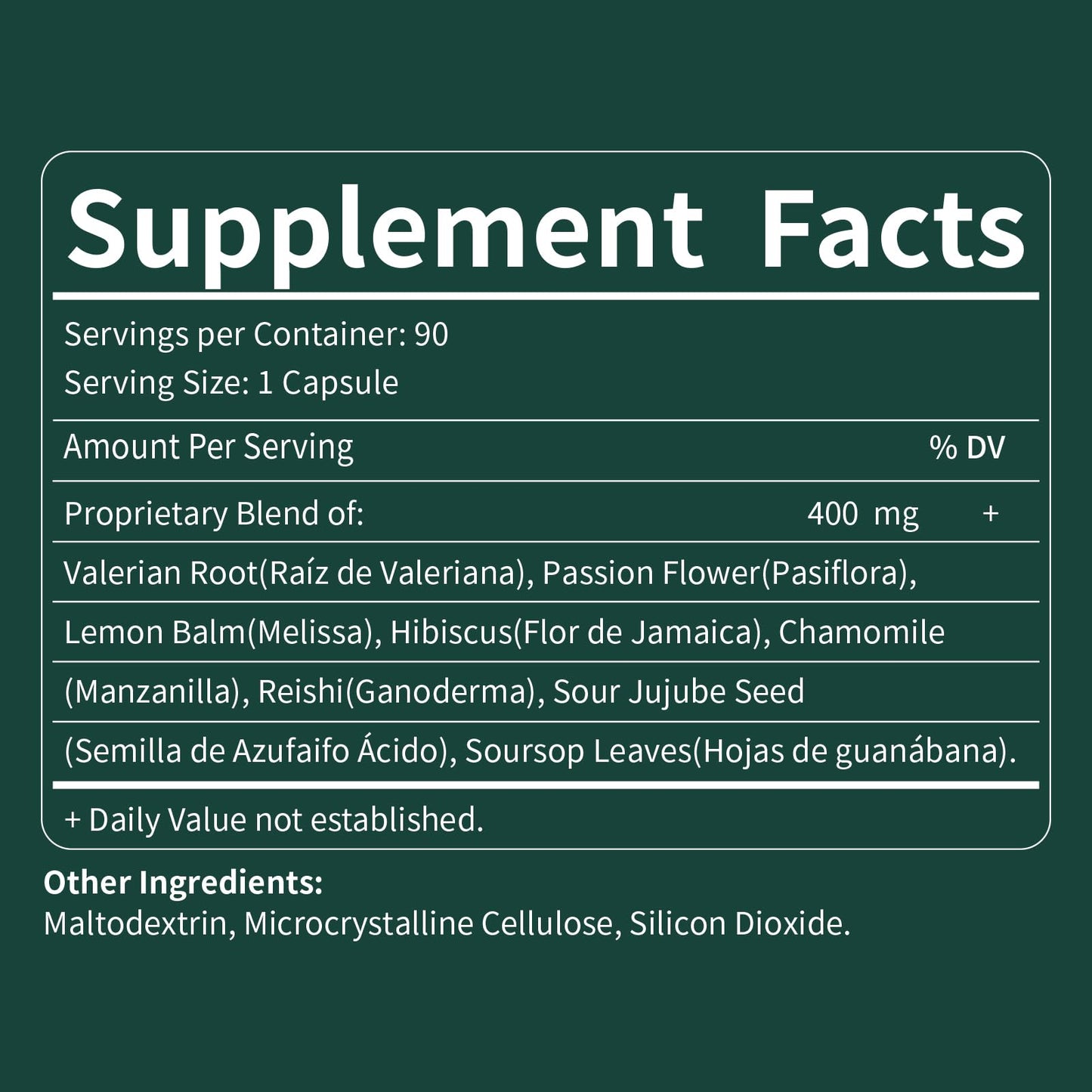 Fuenvegtal Valerian Root Extract Sleep Support Capsules, 90 Count