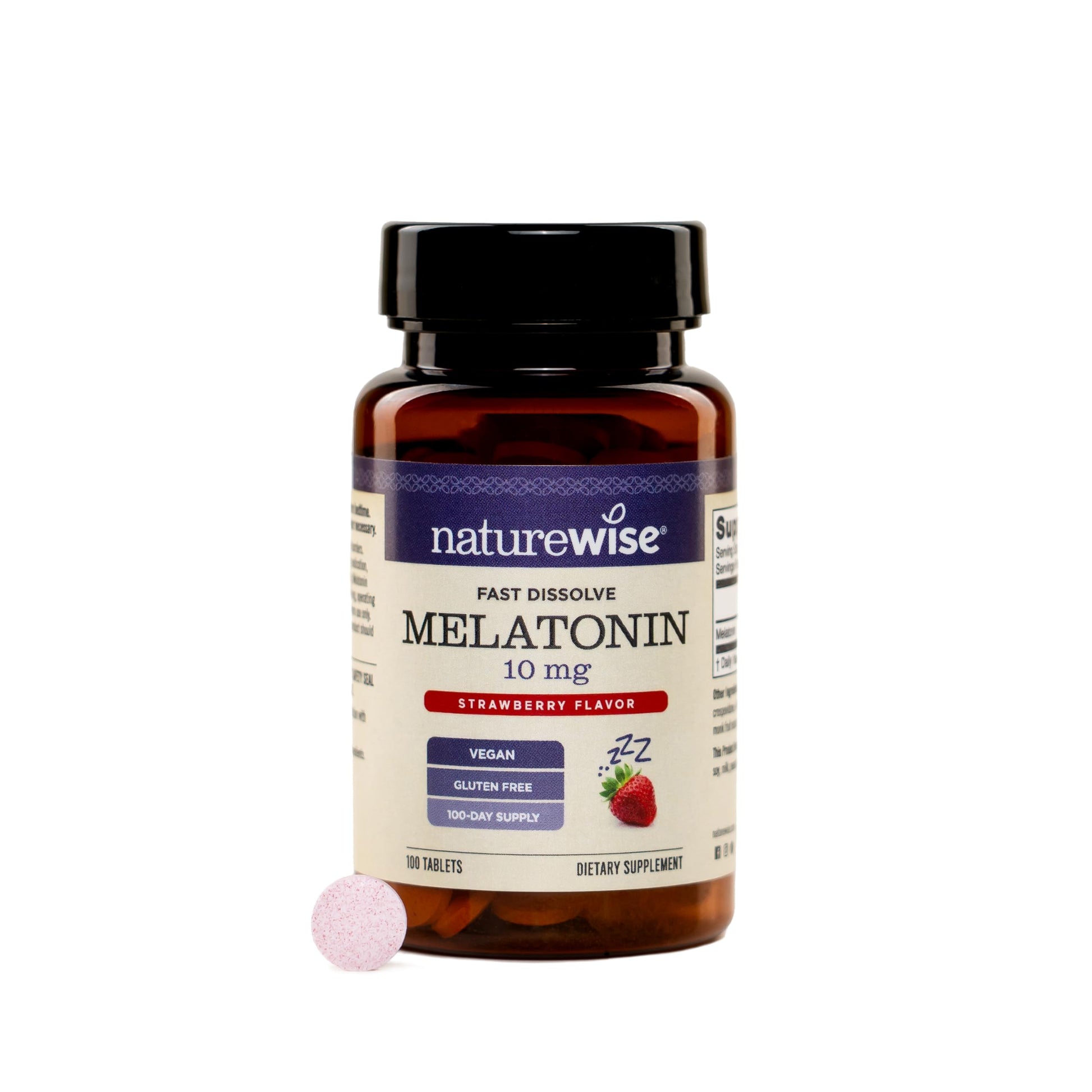 NatureWise Melatonin 10mg Tablets, 100 Count
