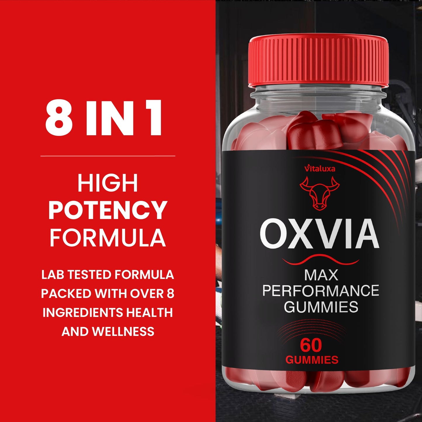 Vitaluxa Oxvia Gummies 180 Count