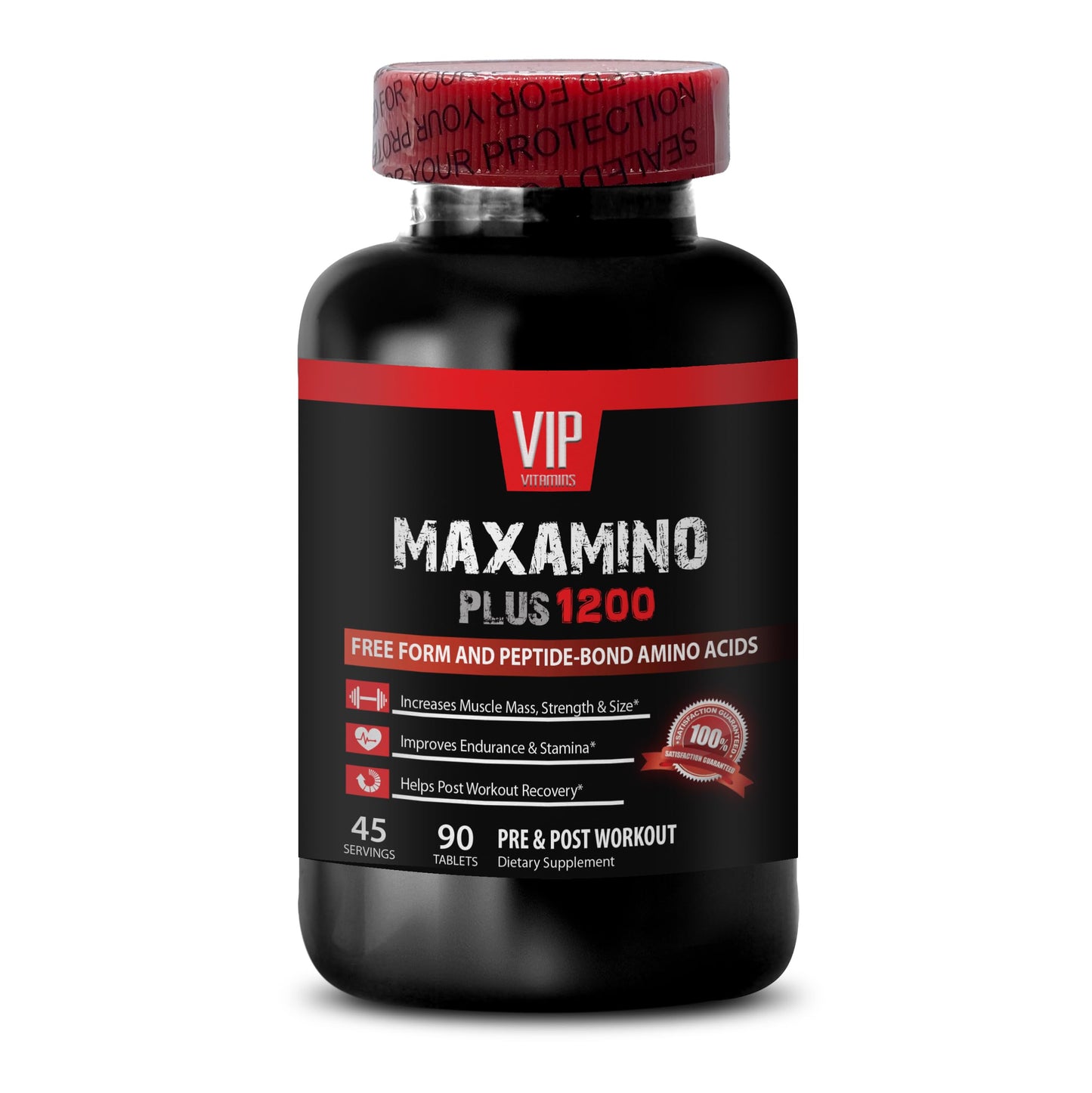 VIP VITAMINS Endurance and Energy MAXAMINO Plus 1200 Endurance Booster Tablet 180 Tablets