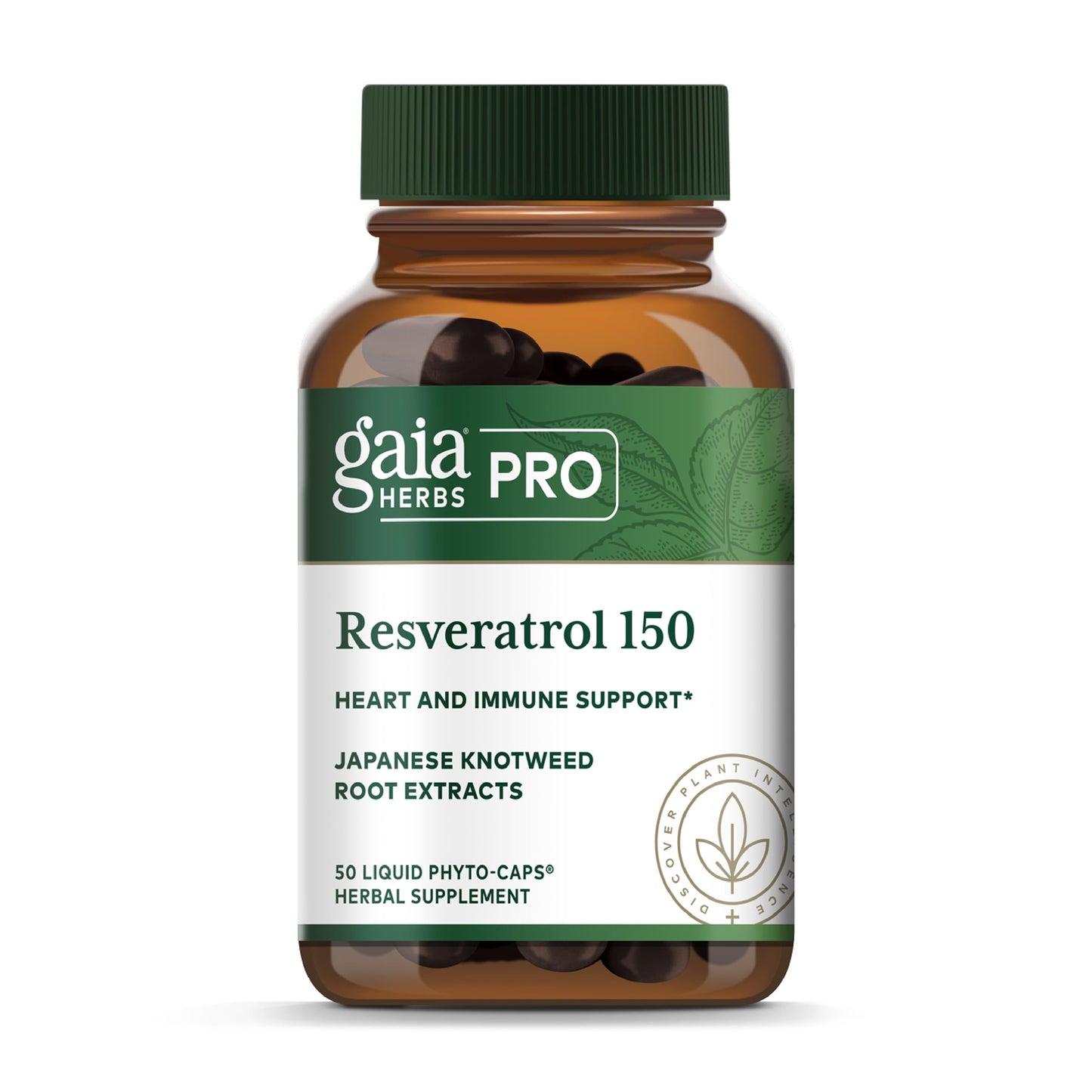 Gaia Herbs Pro Resveratrol 150 Capsules, 50 Count