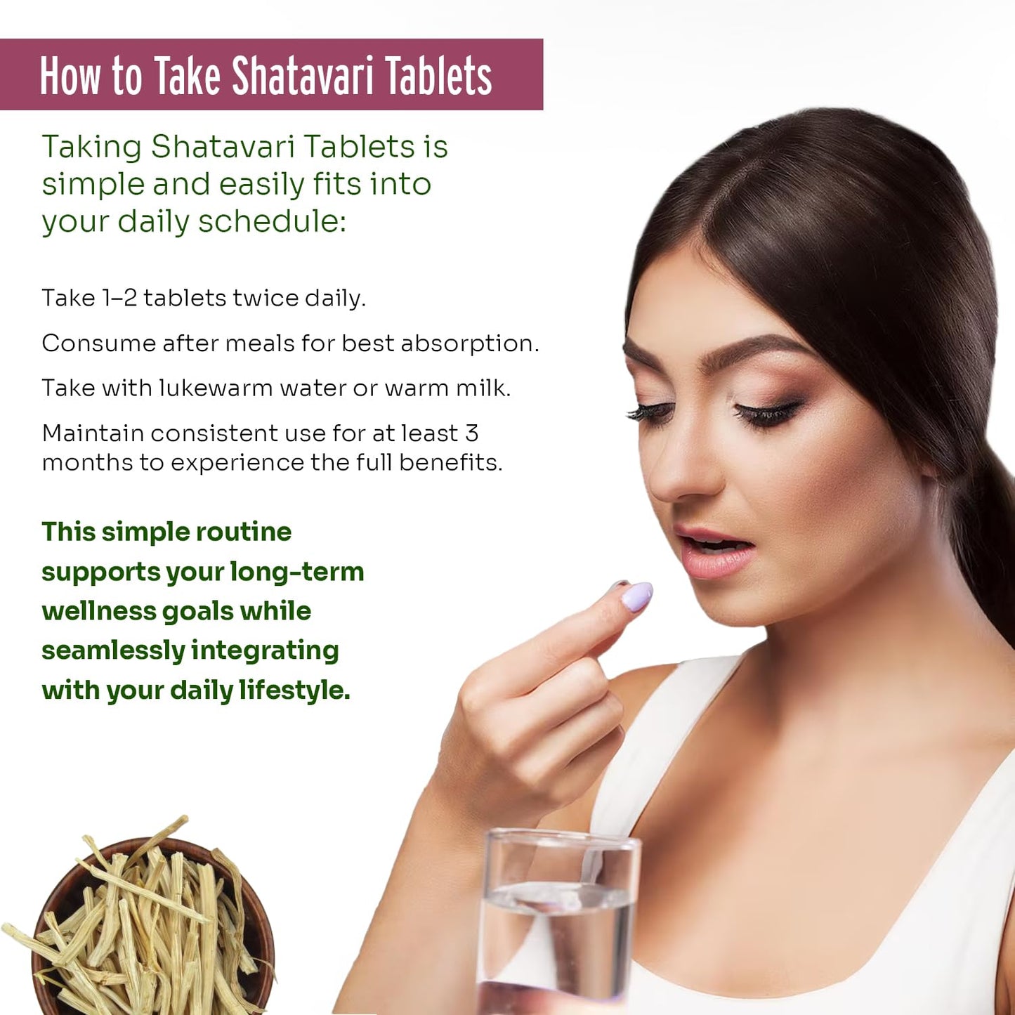 PureAyurbliss Shatavari Tablet 90 Count
