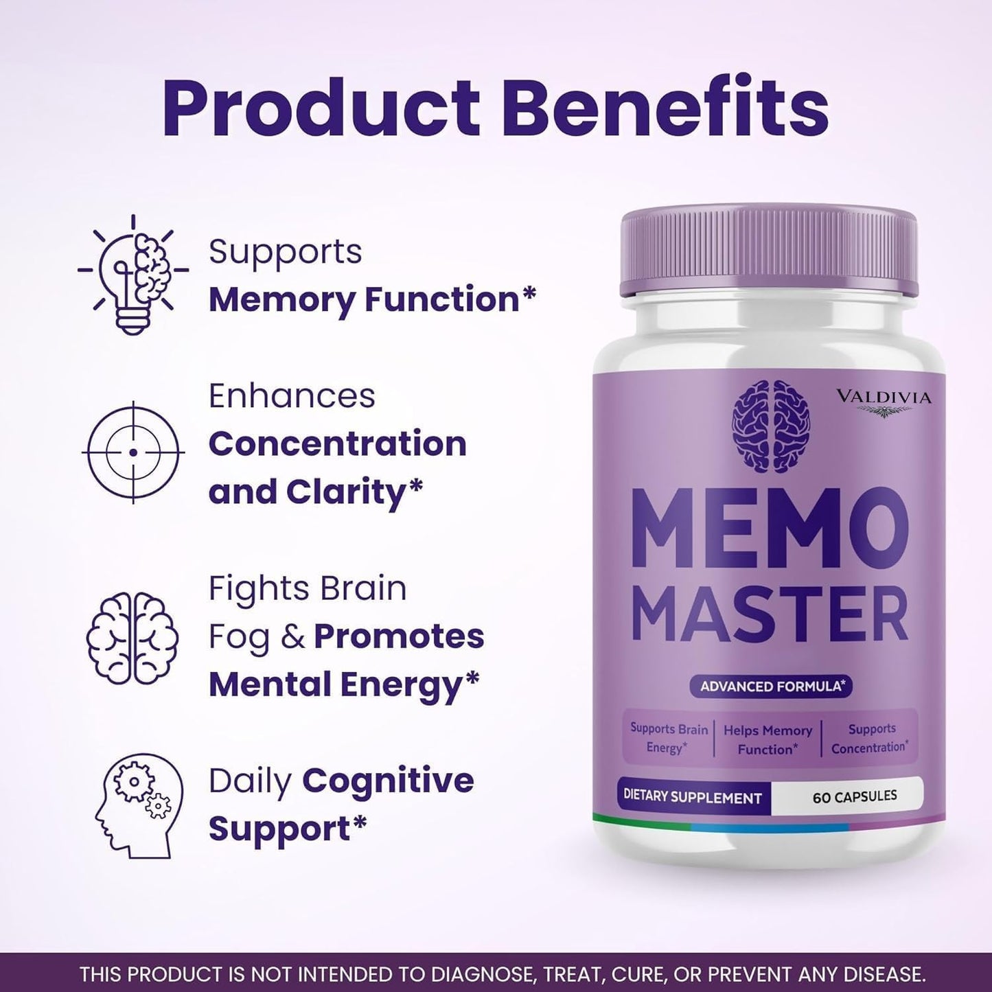 Valdivia Memo Master Capsules, 60 Capsules