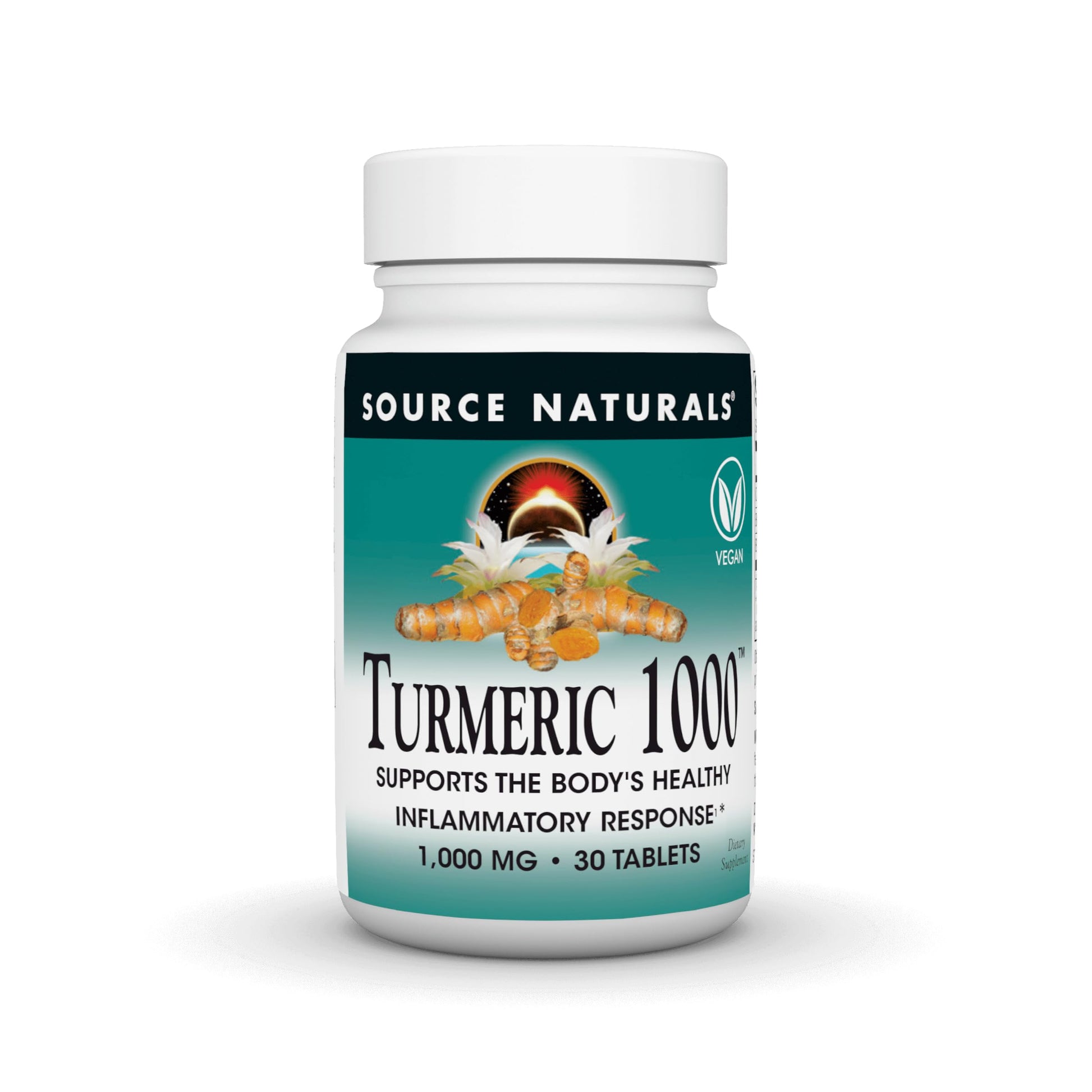 Source Naturals Turmeric 1000 1,000mg Tablet, 30 Tablets