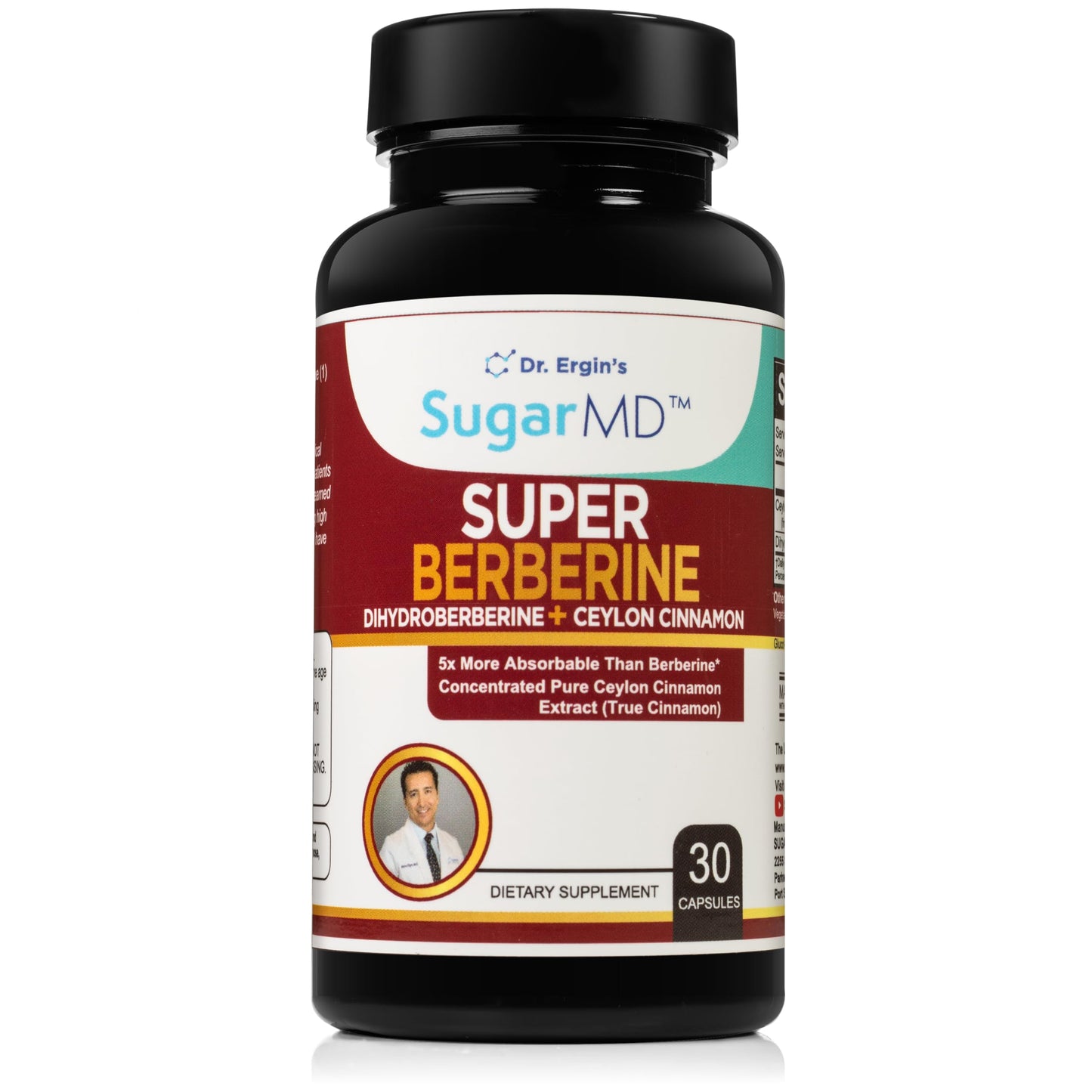 SugarMD Super Berberine Supplement Capsule 30 Capsules