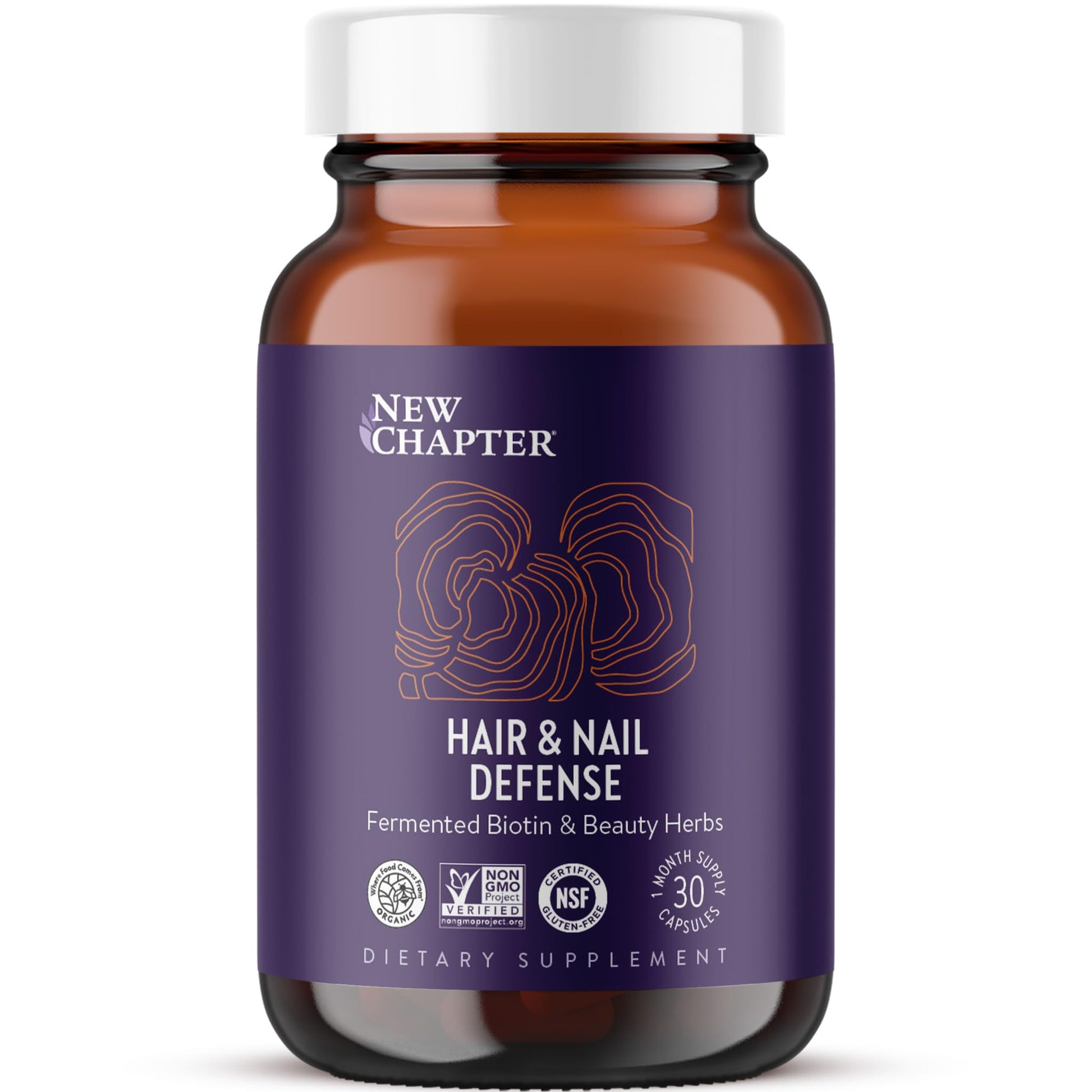 New Chapter Hair Skin & Nails Vitamins Capsules 30 Count