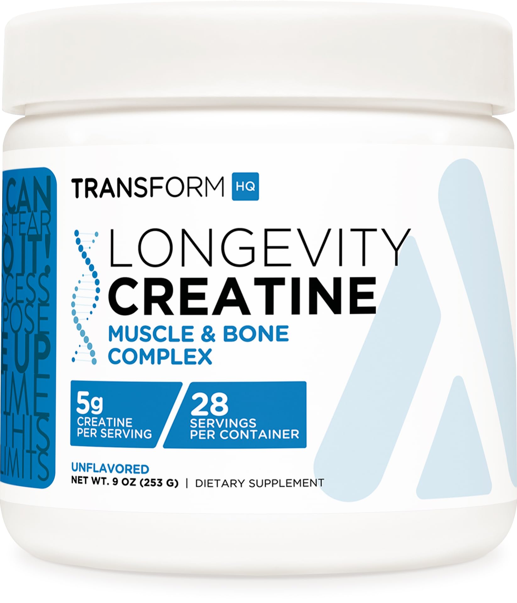 TransformHQ Healthy Aging Longevity Creatine Powder, 9 oz