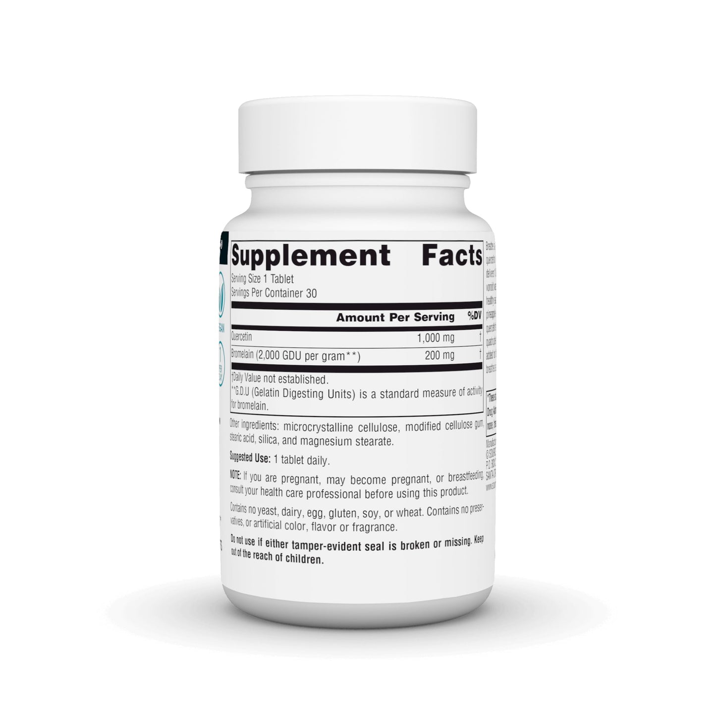 Source Naturals Quercetin 1000 with Bromelain 1000 mg - 30 Tablets