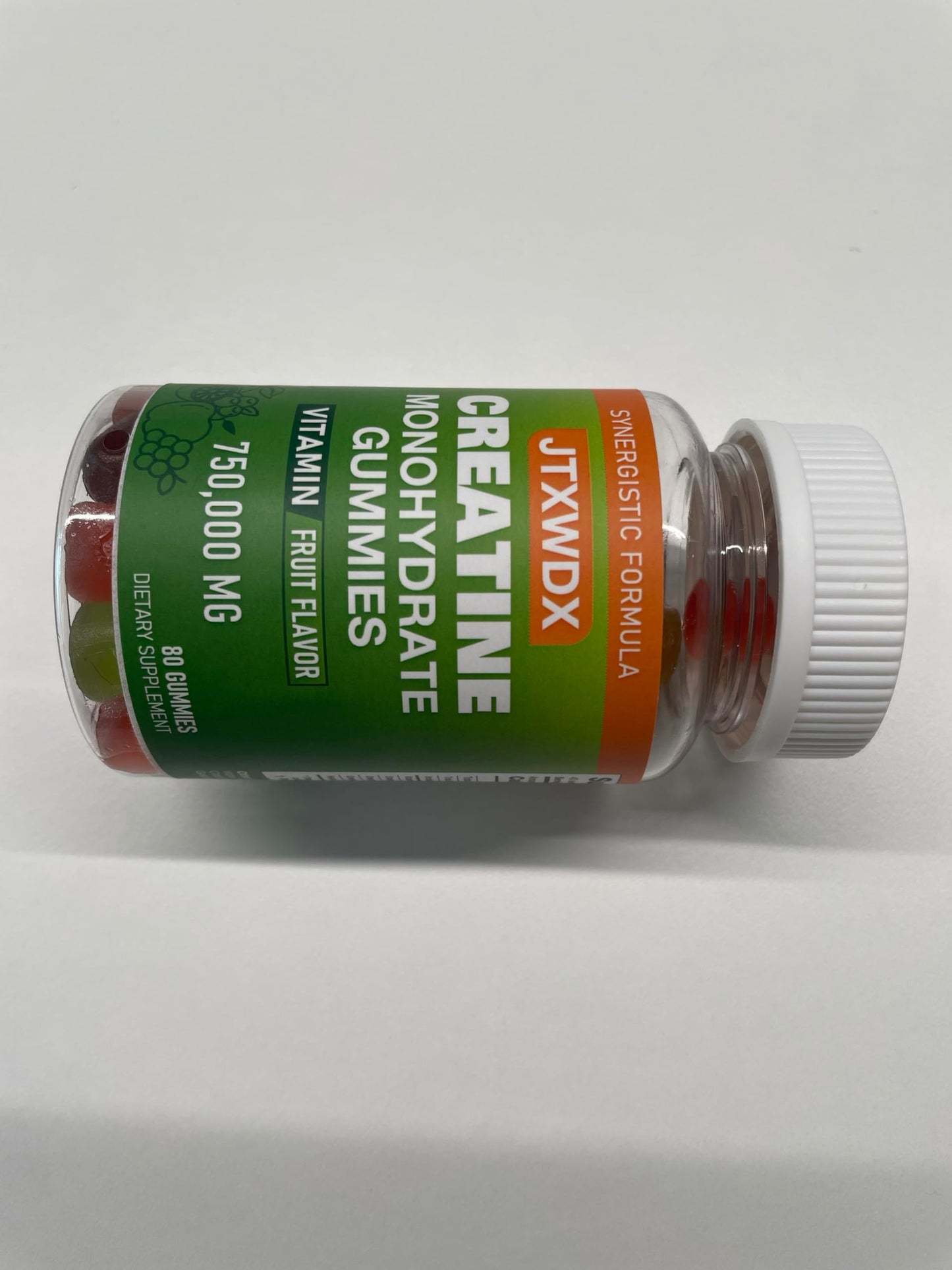 JTXWDX Creatine Monohydrate Gummies for Men Dietary Supplements 80 Count