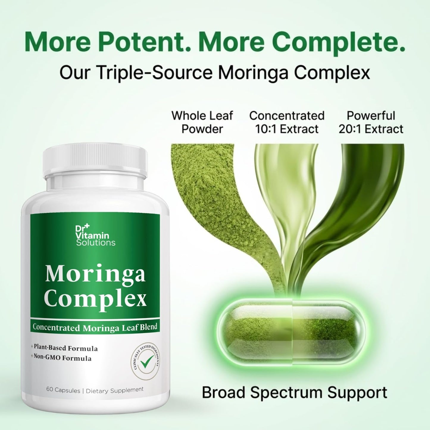 DR VITAMIN SOLUTIONS Moringa Complex Capsules 60 Count