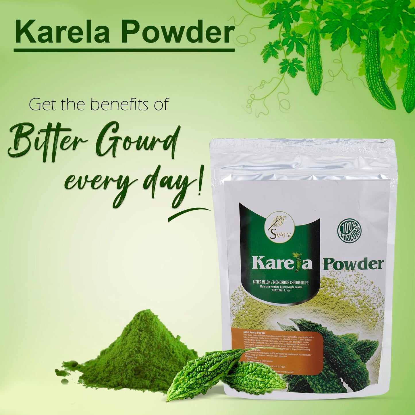 SVATV Karela Powder 8 Ounce