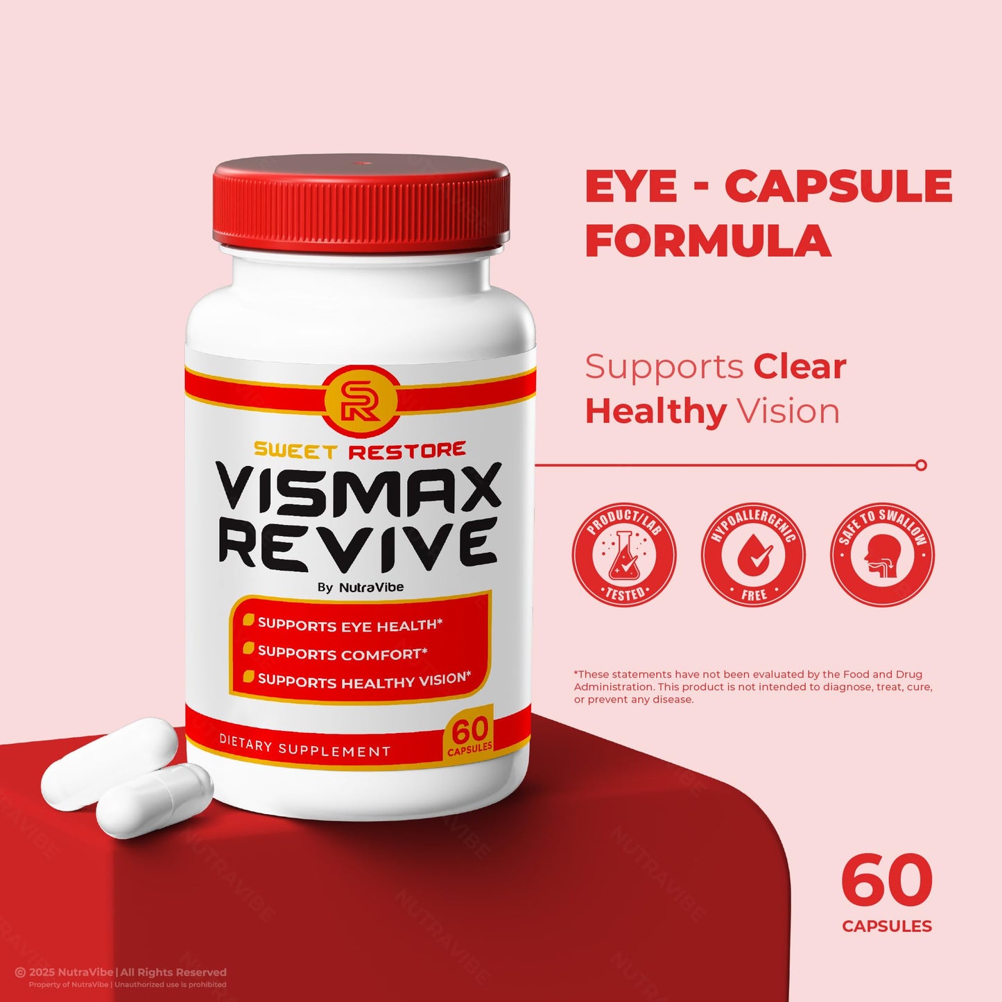 NutraVibe Vismax Revive Capsule 180 Capsules