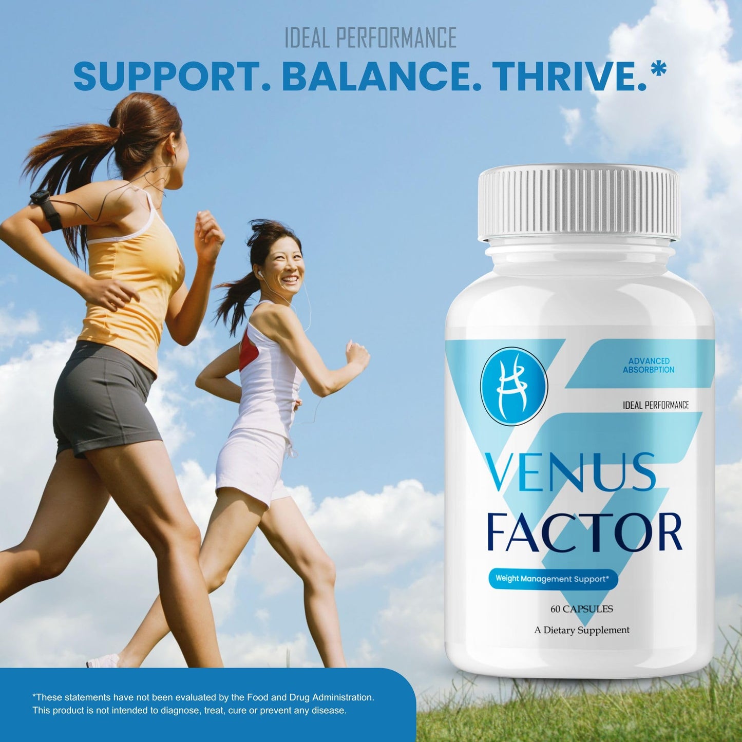 IDEAL PERFORMANCE Venus Factor Capsules 60 Capsules