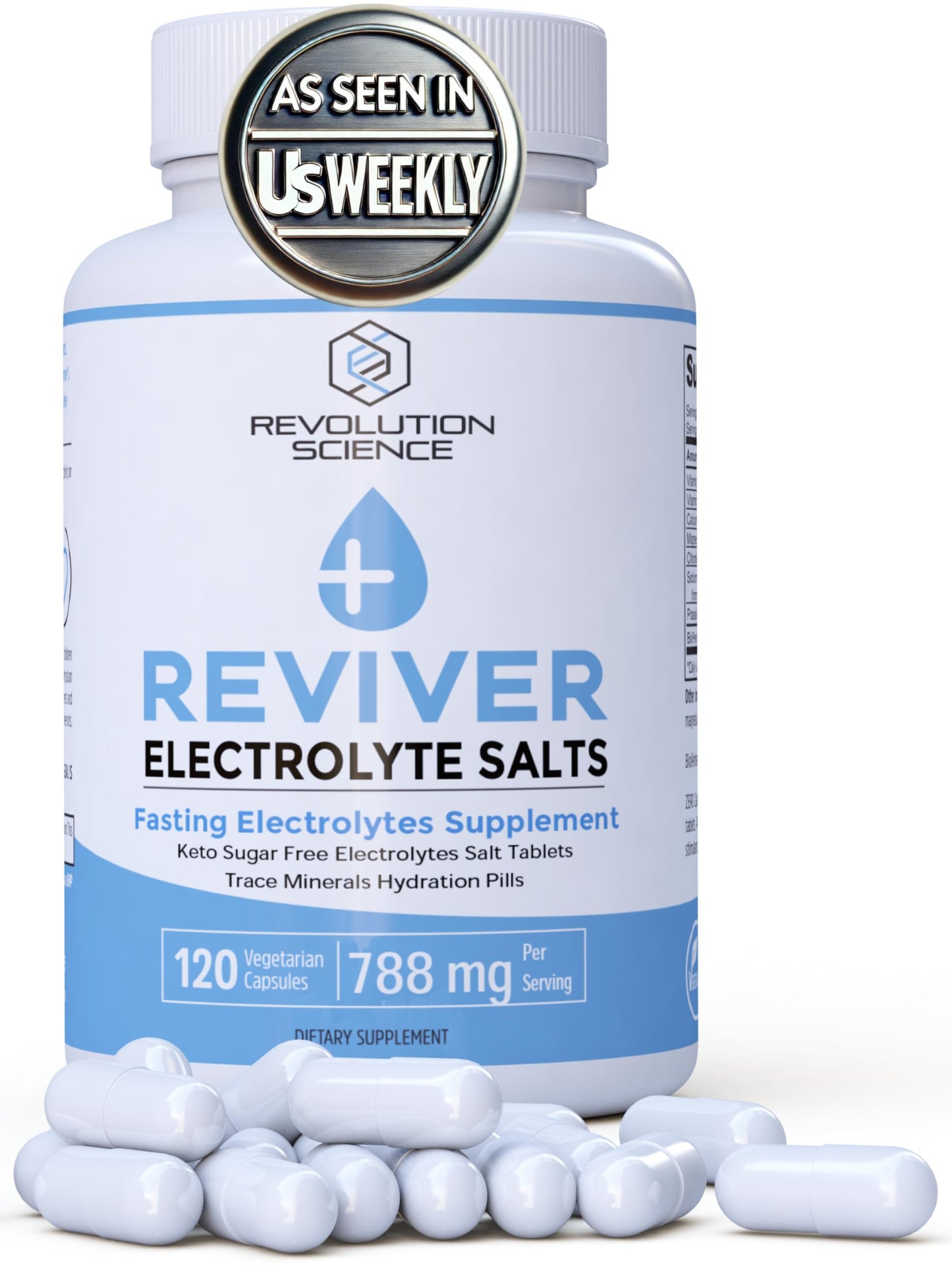 REVIVER Superior Absorption Electrolyte Buffered Electrolyte Capsules 120