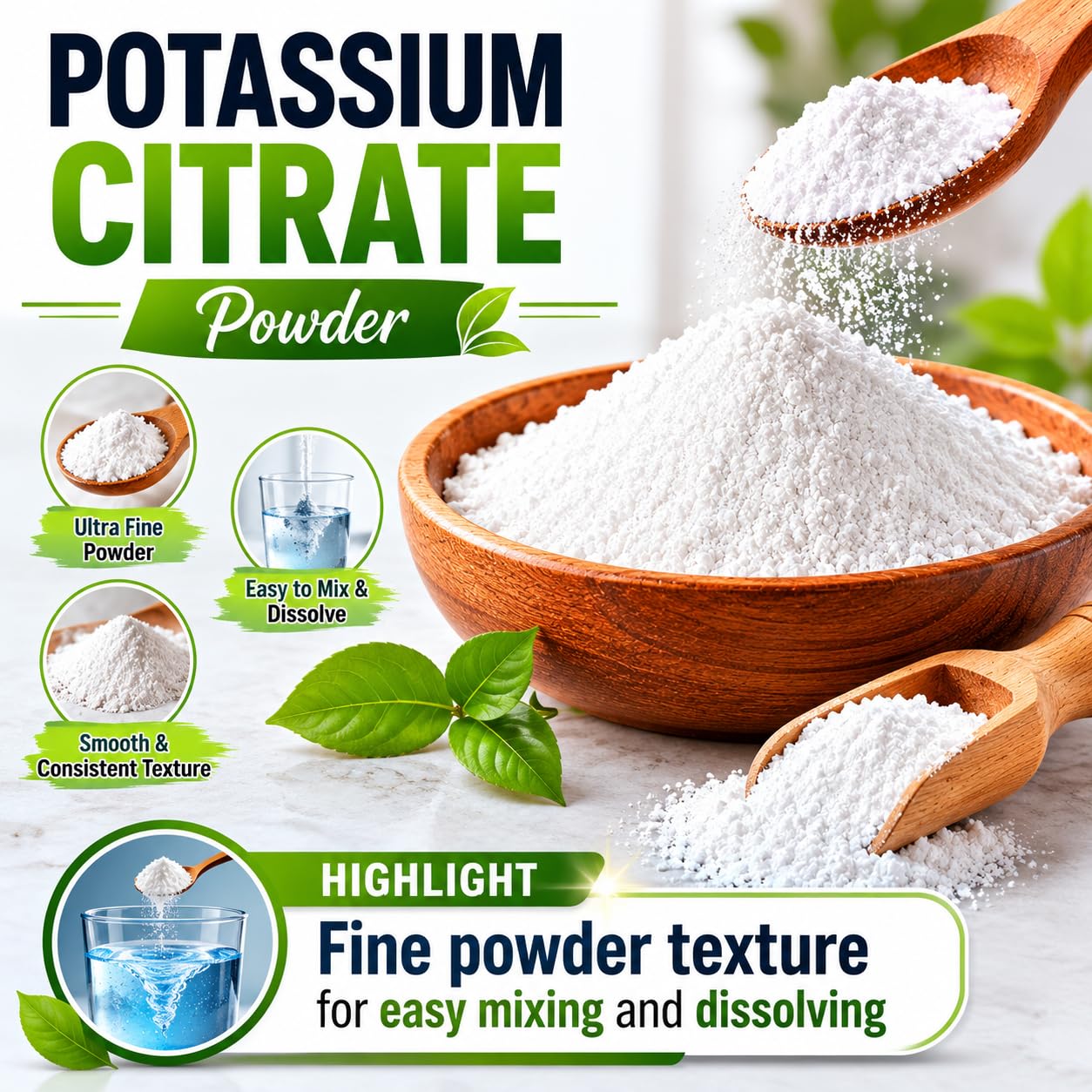 mGanna Potassium Citrate Powder 8 Ounce