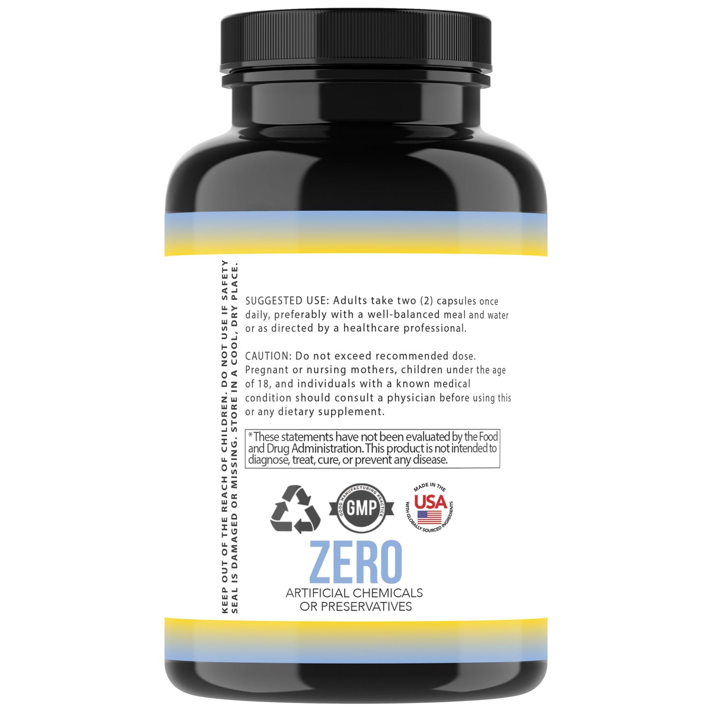 Angry Supplements Stress Less Day-Time Mood Support 60 Capsules