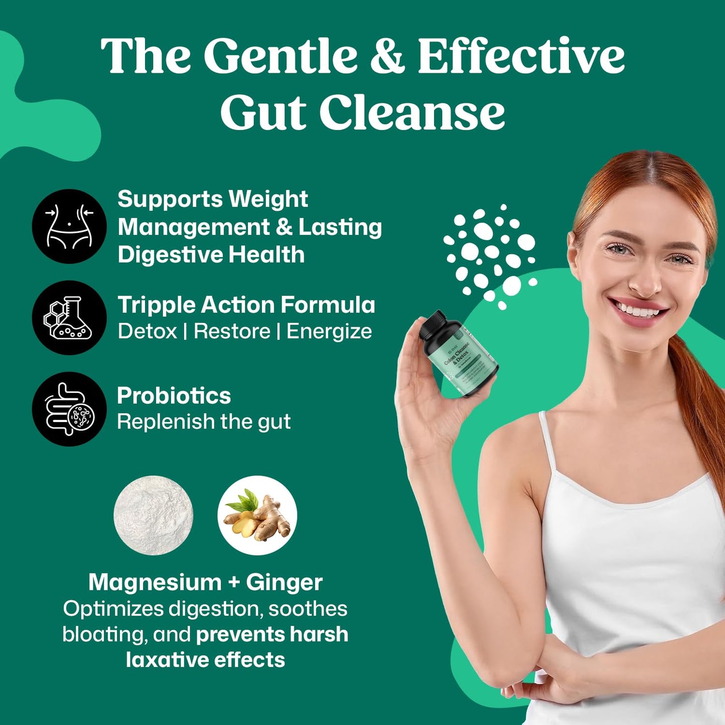 ColonBroom 15 Day GLP-1 Colon Cleanse & Detox Capsule 30 Count