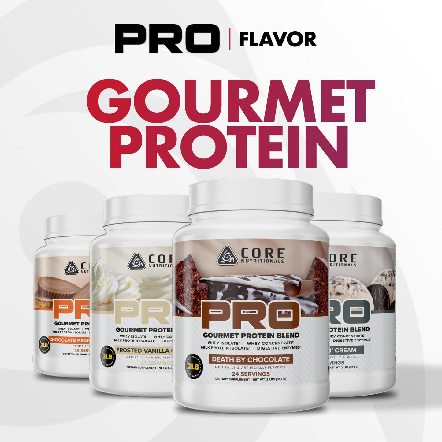 Core Nutritionals PRO Protein Blend Powder Strawberries N' Cream, 32 Servings