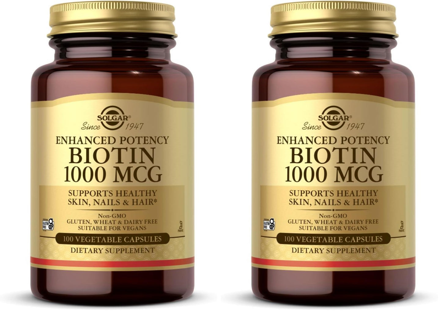 Solgar Biotin 1000 mcg Capsules, 200 Capsules