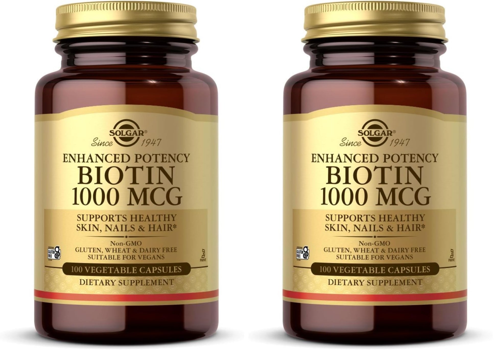 Solgar Biotin 1000 mcg Capsules, 200 Capsules