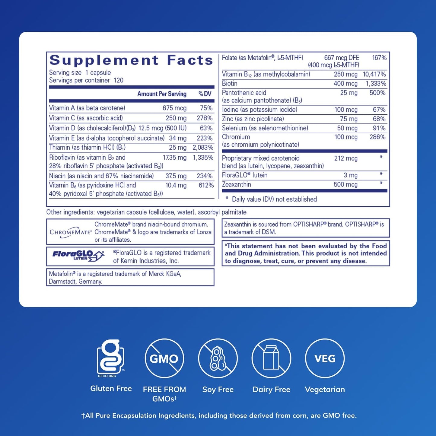 Pure Encapsulations Multi T/D Capsules 120