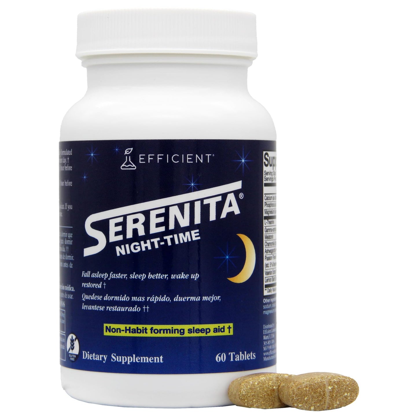 Serenita Night-Time Sleep Aid Tablet, 60 Tablets