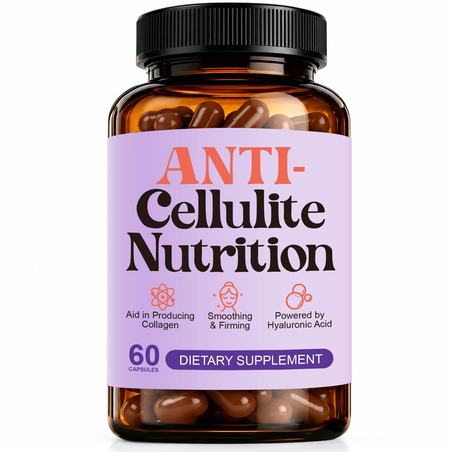 DSFGHJE Cellulite Remover for Legs, Anti-Cellulite Capsules, 60 Capsules