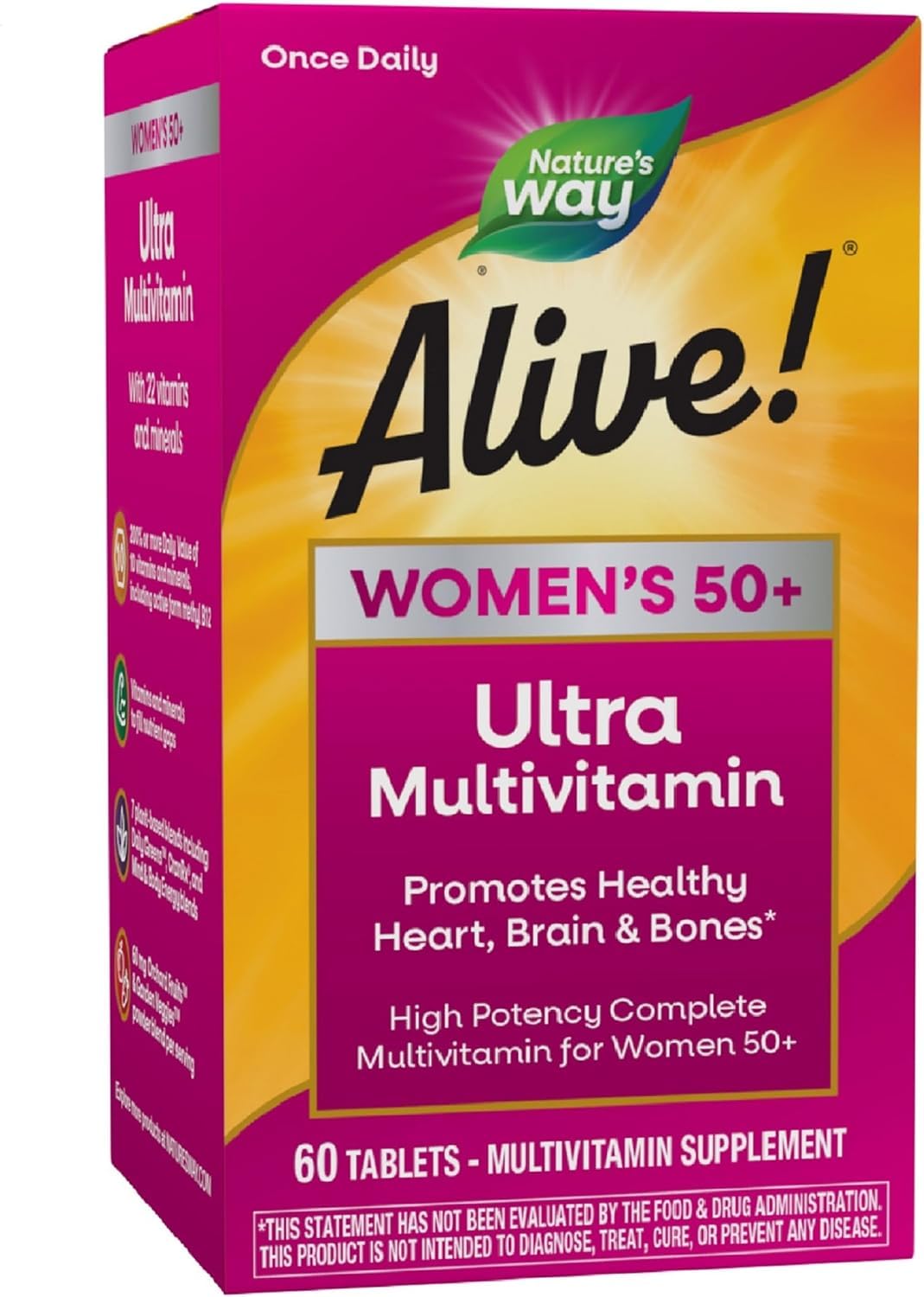 Nature's Way Alive! Once Daily Women 50+ Ultra Tablets, 60 Tablets