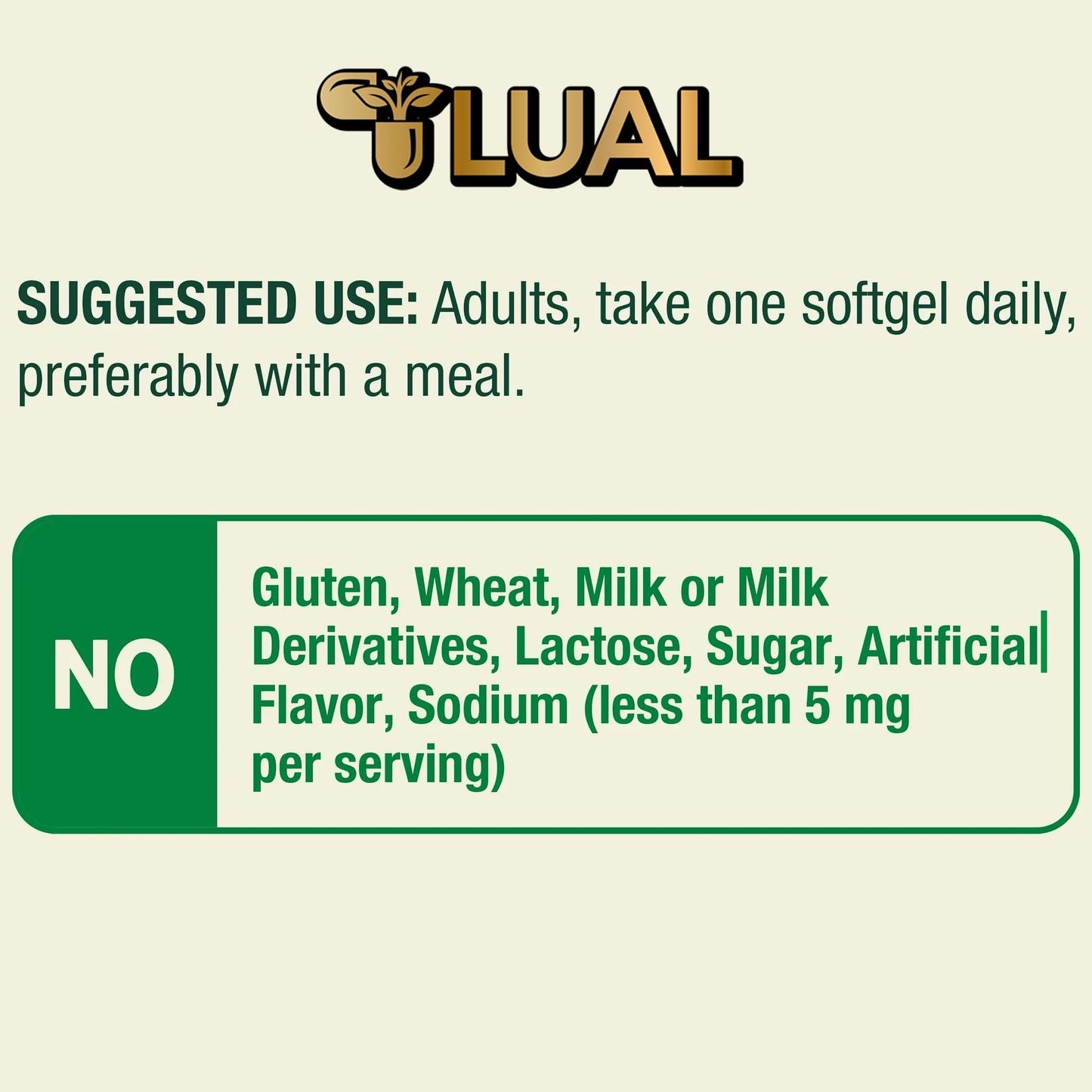 LUAL Biotin 10000mcg Softgel 240 Count